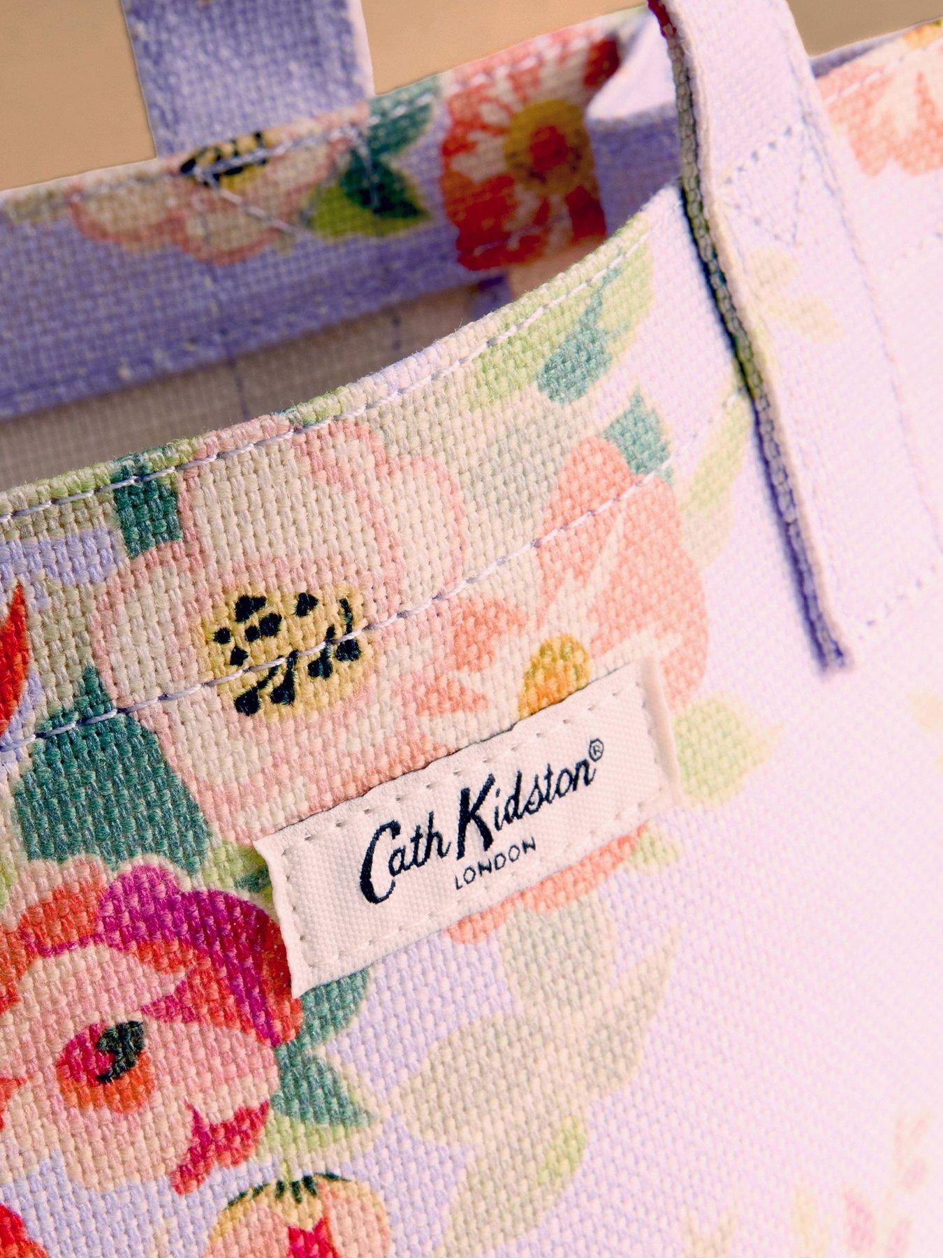 Image 2 of 3 of Cath Kidston Small Bookbag Archive Bunches Print - Lilac