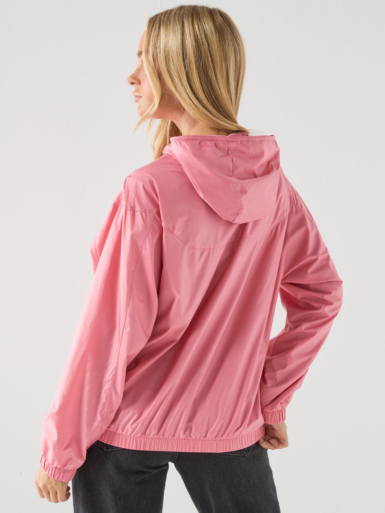 Image 2 of 2 of Puma Womens Essential Relaxed Windbreaker - Pink