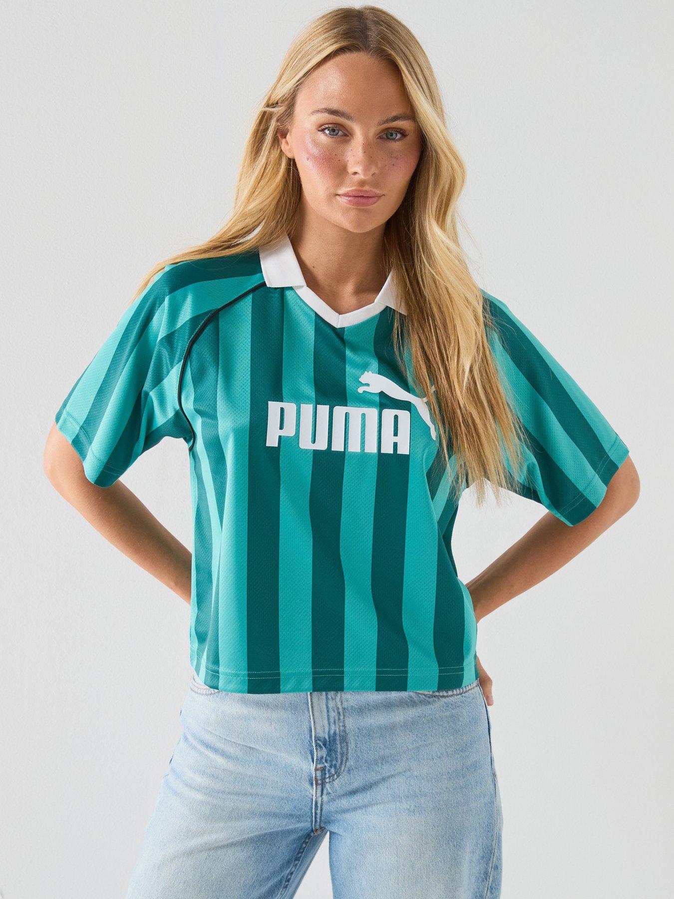 Image 1 of 2 of Puma Womens Essential Jersey - Green