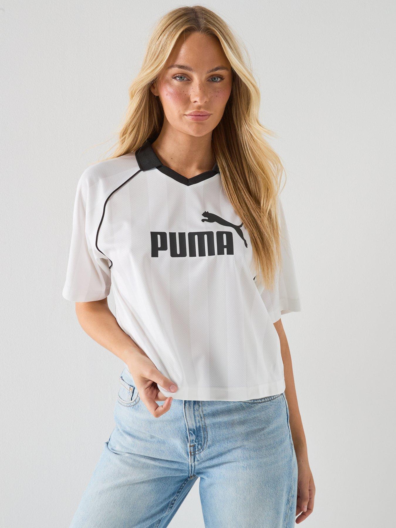 Image 1 of 5 of Puma Womens Essential Jersey - White