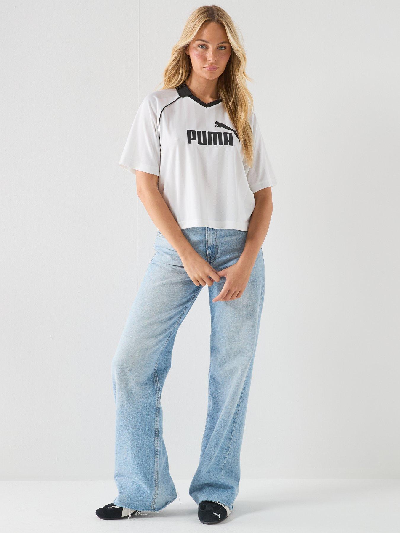 Image 3 of 5 of Puma Womens Essential Jersey - White