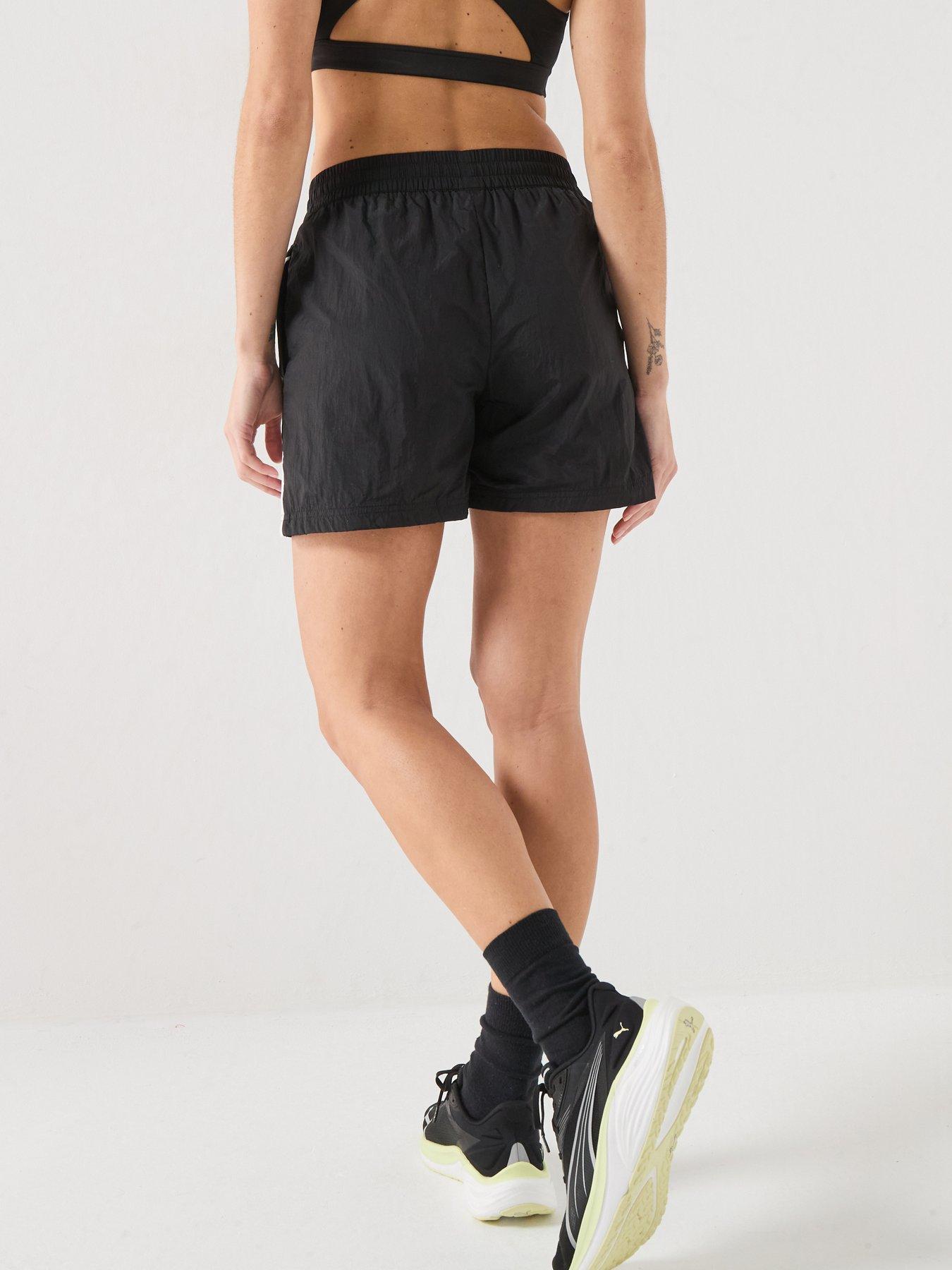 Image 2 of 5 of Puma Womens Sport Woven Shorts - Black