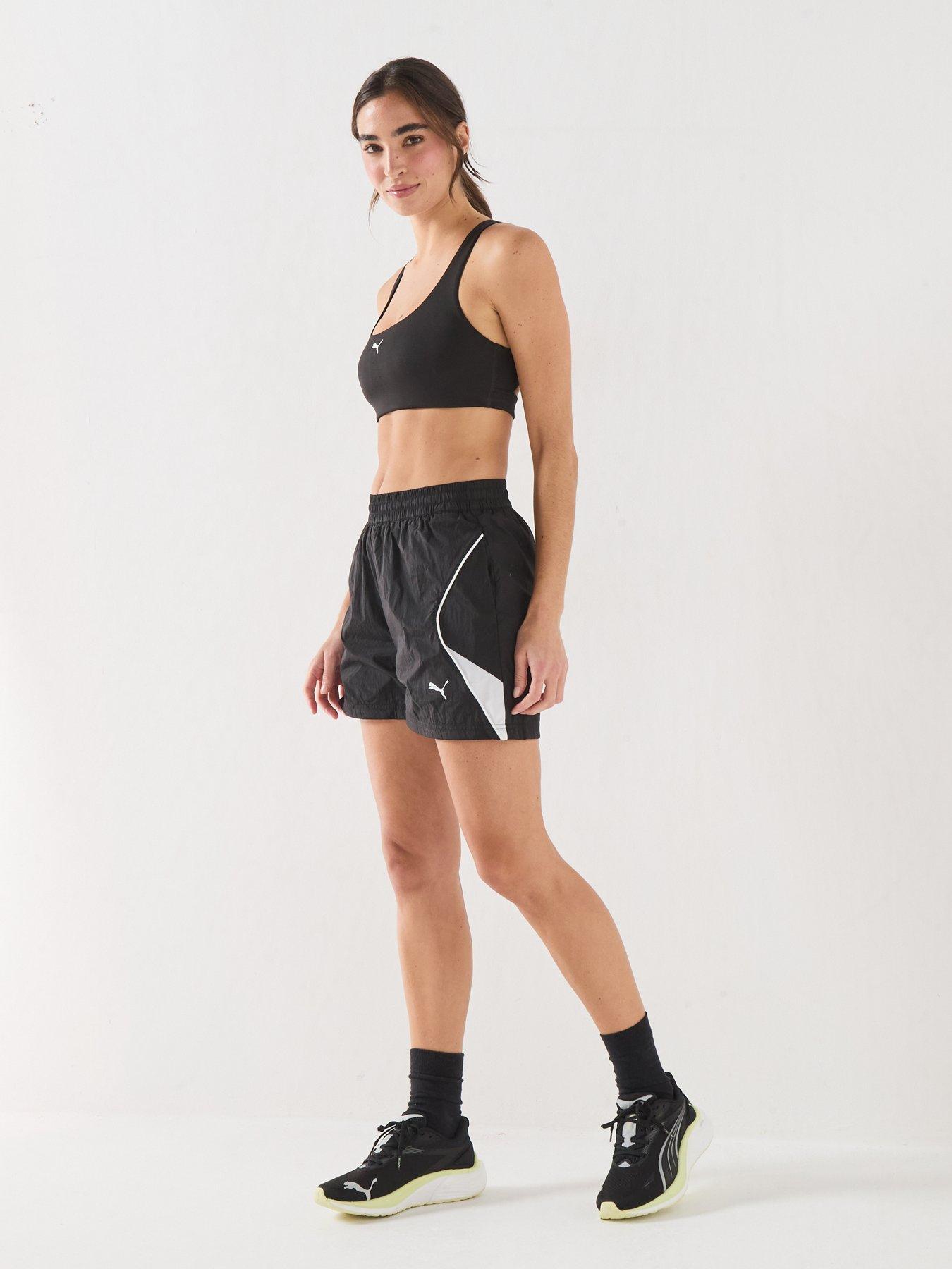 Image 3 of 5 of Puma Womens Sport Woven Shorts - Black