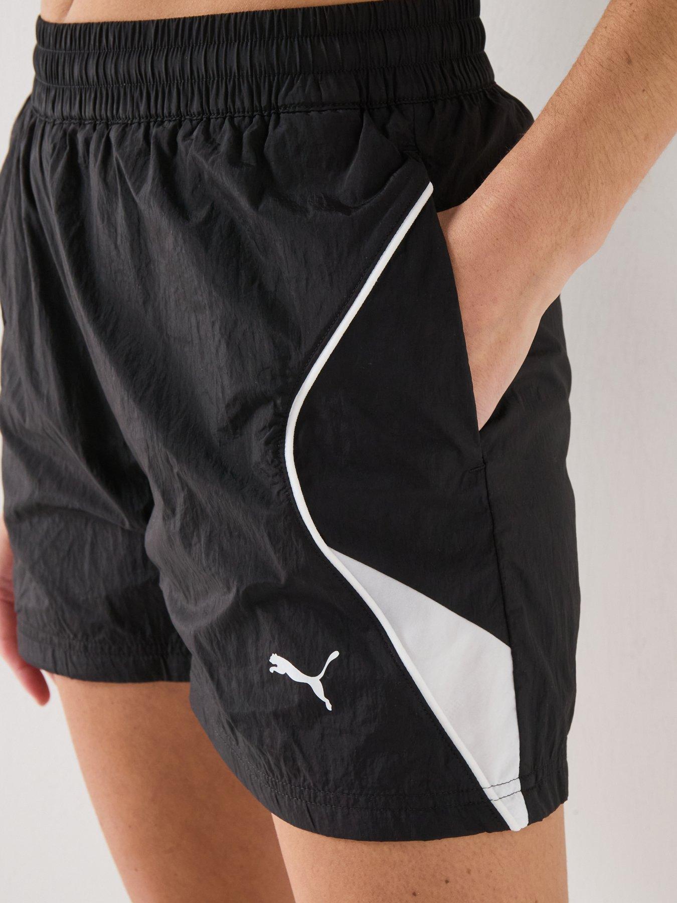 Image 4 of 5 of Puma Womens Sport Woven Shorts - Black