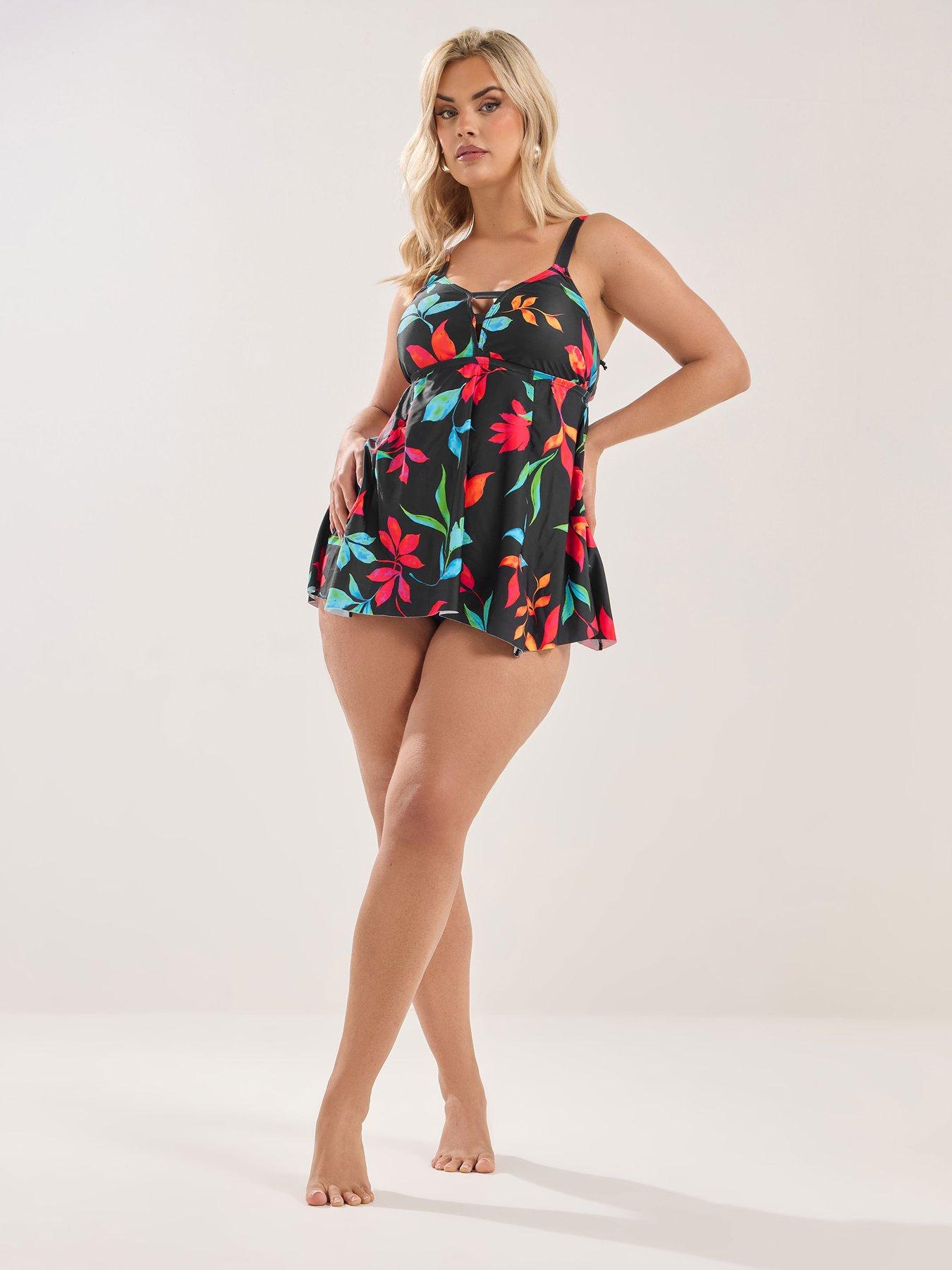 yours-curve-bright-floral-hanky-hem-tankiniback