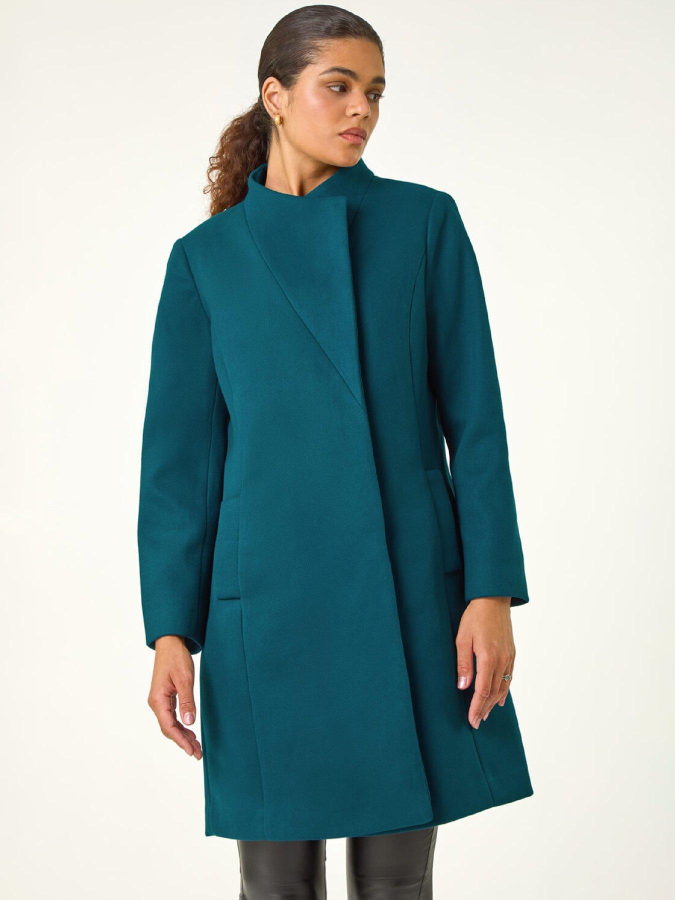 roman-tailored-funnel-neck-pocket-detail-coat-tealoutfit