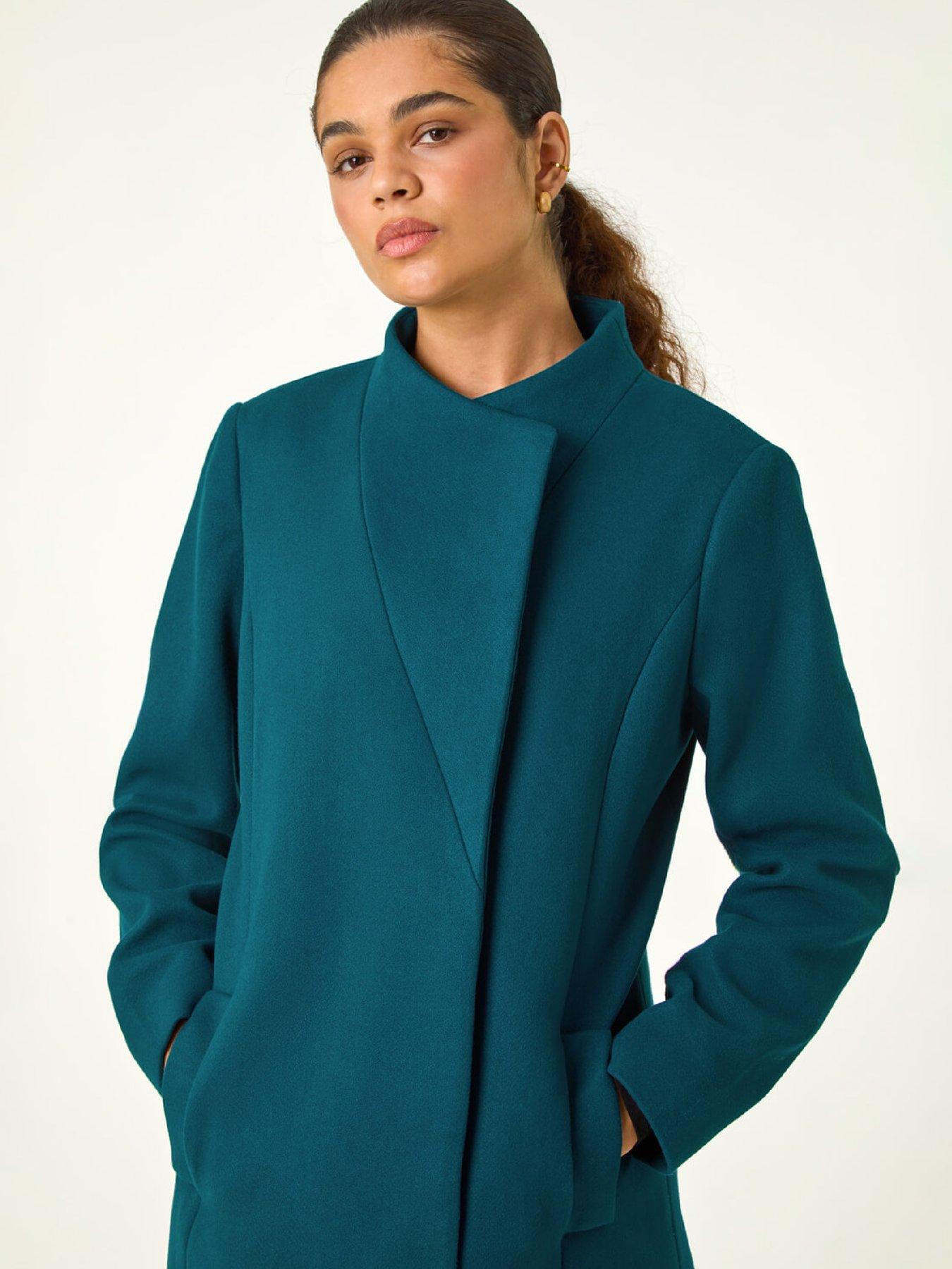 roman-tailored-funnel-neck-pocket-detail-coat-tealdetail