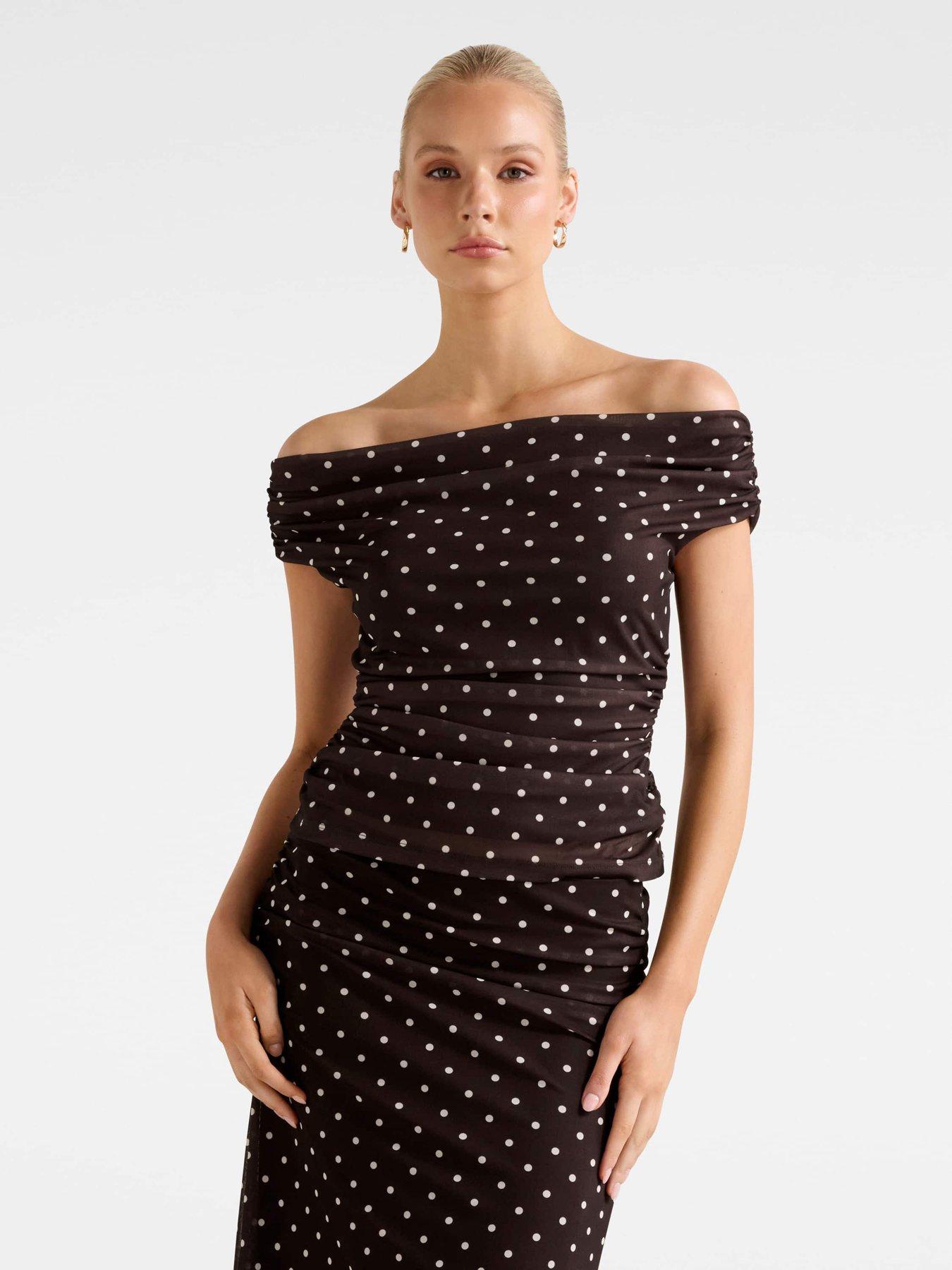 forever-new-mimi-off-shoulder-mesh-top-brownoutfit