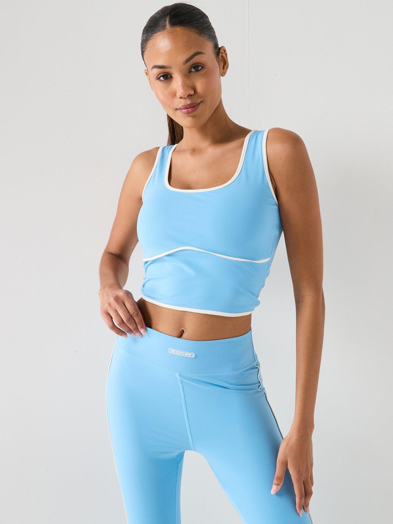 peach-fit-womens-vest-top-bluefront