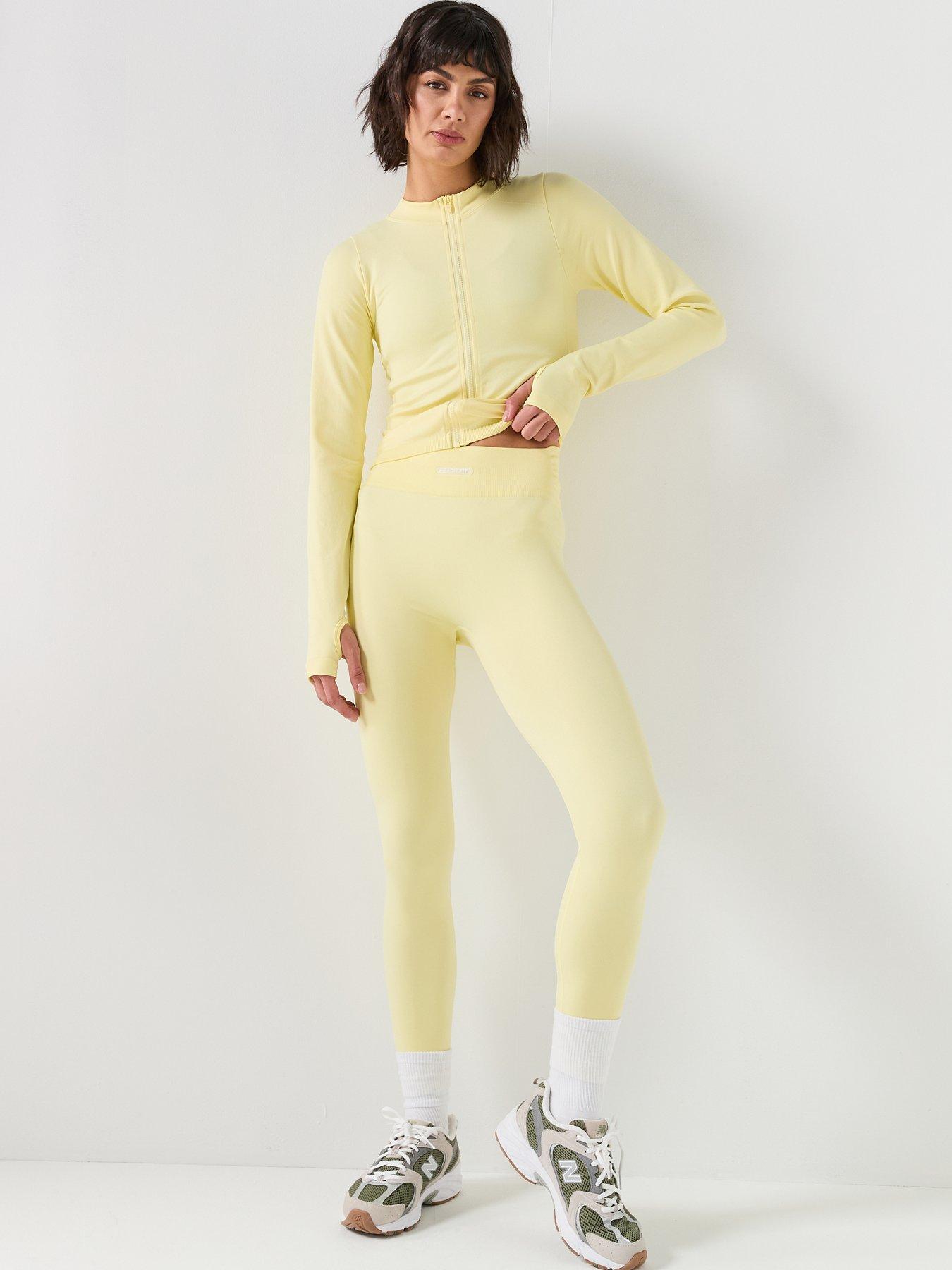 peach-fit-womens-zip-through-top-yellowback