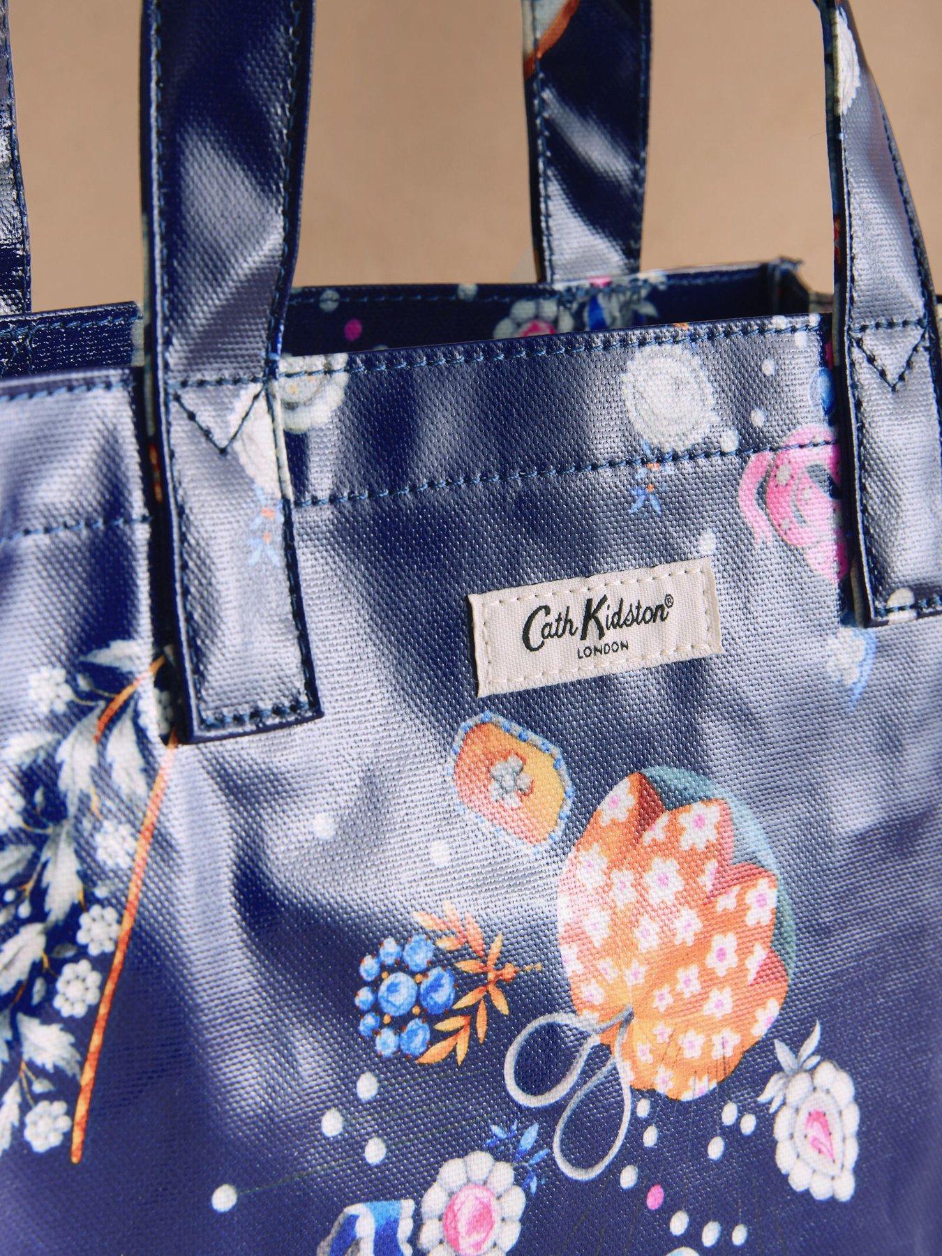 Image 5 of 6 of Cath Kidston Small Bookbag Little Treasures Print - Navy