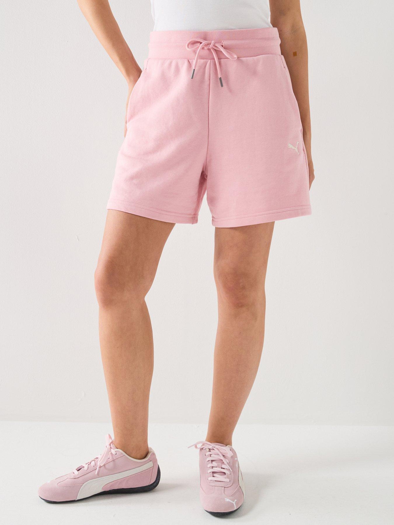 Image 1 of 2 of Puma Womens Class High-waist Shorts - Pink