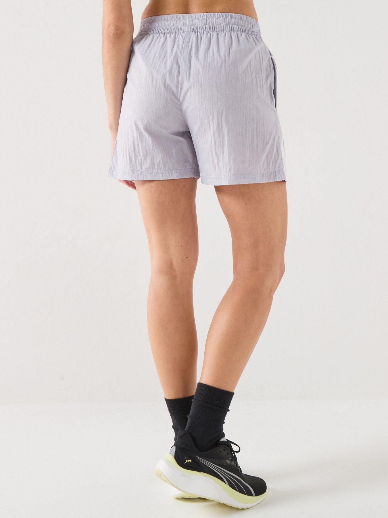 Image 2 of 5 of Puma Womens Sport Woven Shorts - Silver