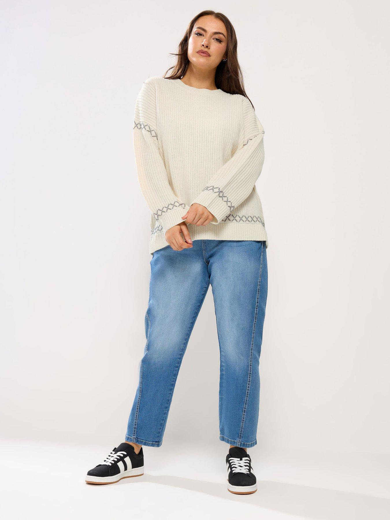 yours-curve-blanket-stitch-jumper-creamback