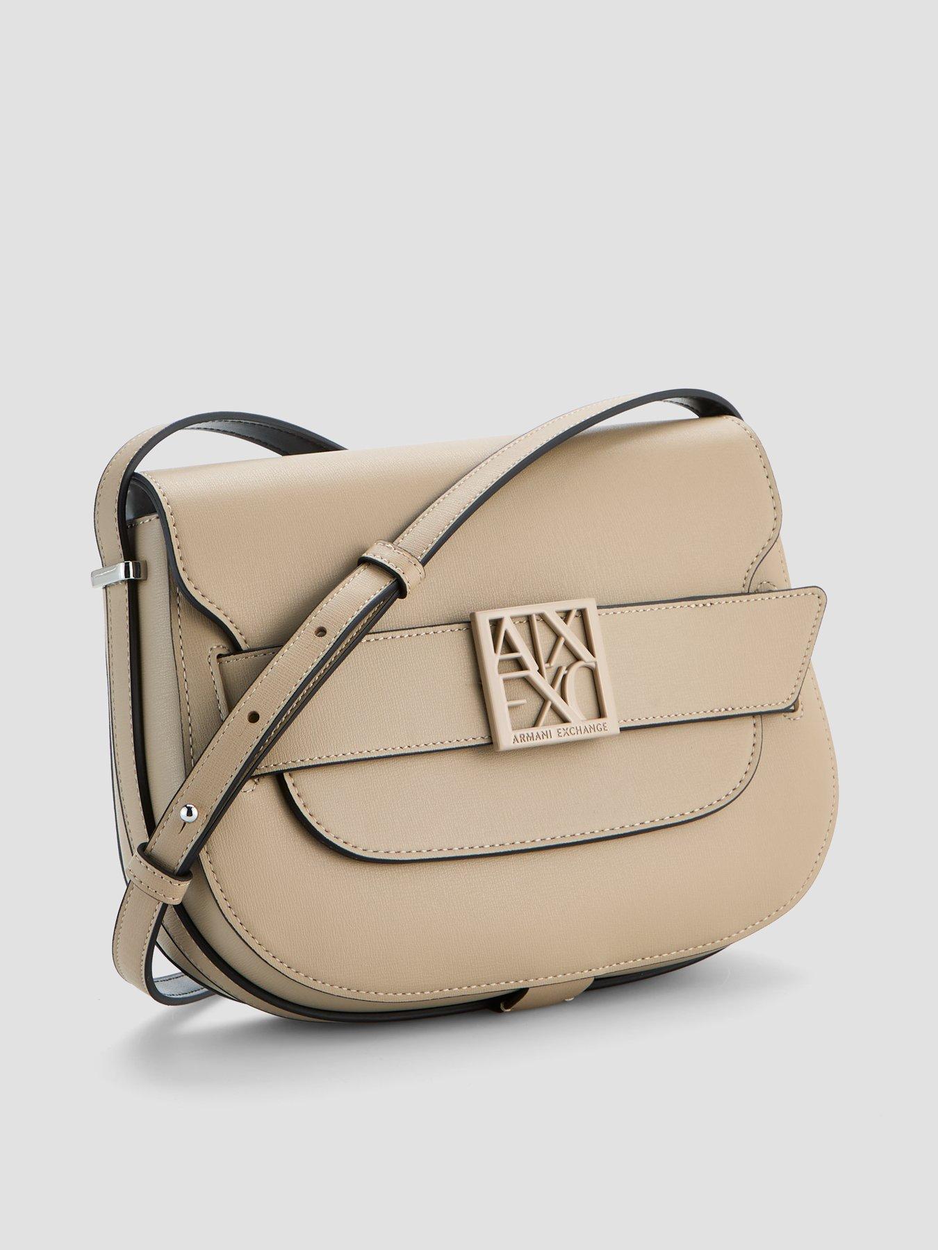 Image 2 of 4 of Armani Exchange Susy Saddle - Beige