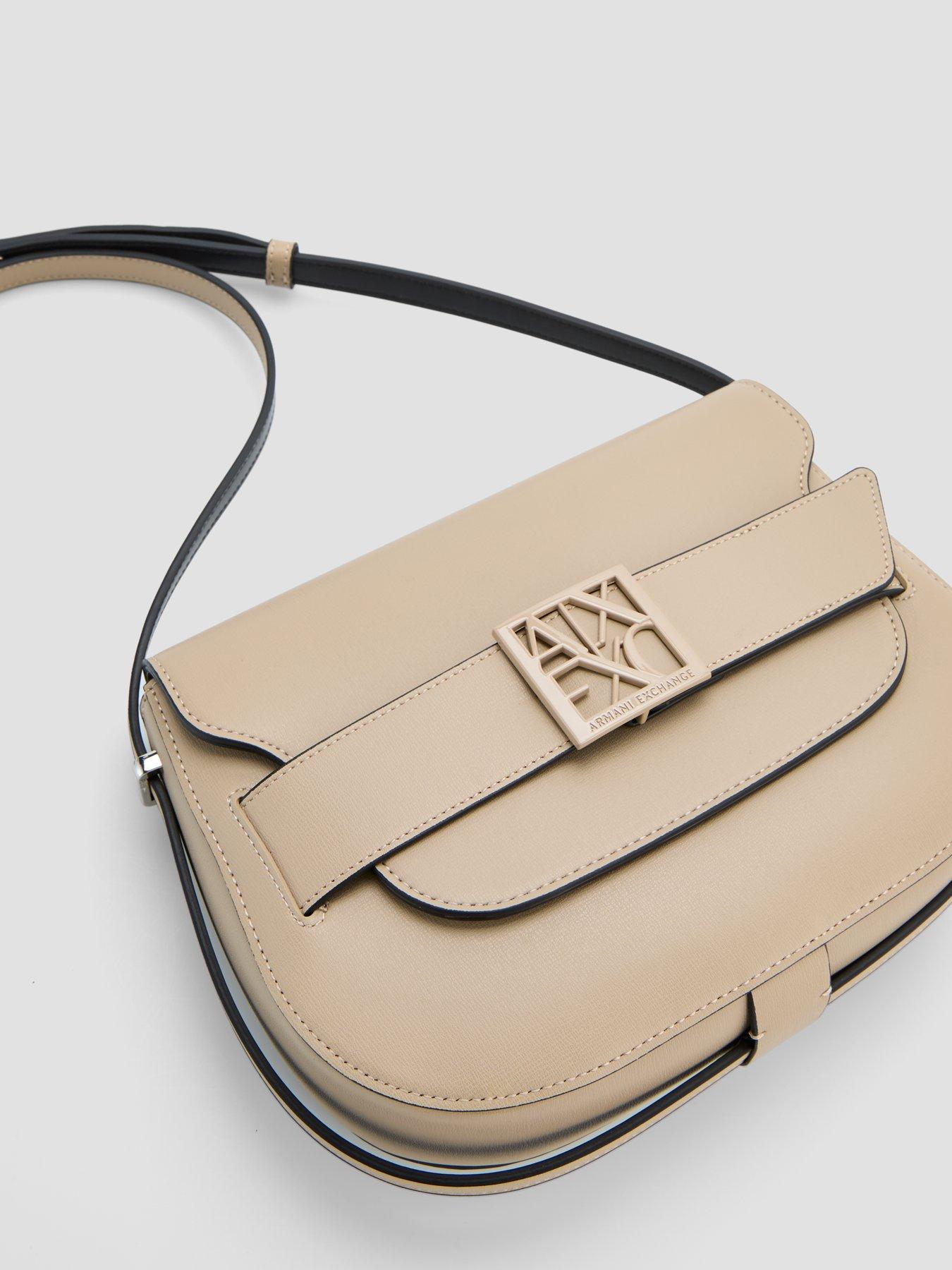Image 3 of 4 of Armani Exchange Susy Saddle - Beige