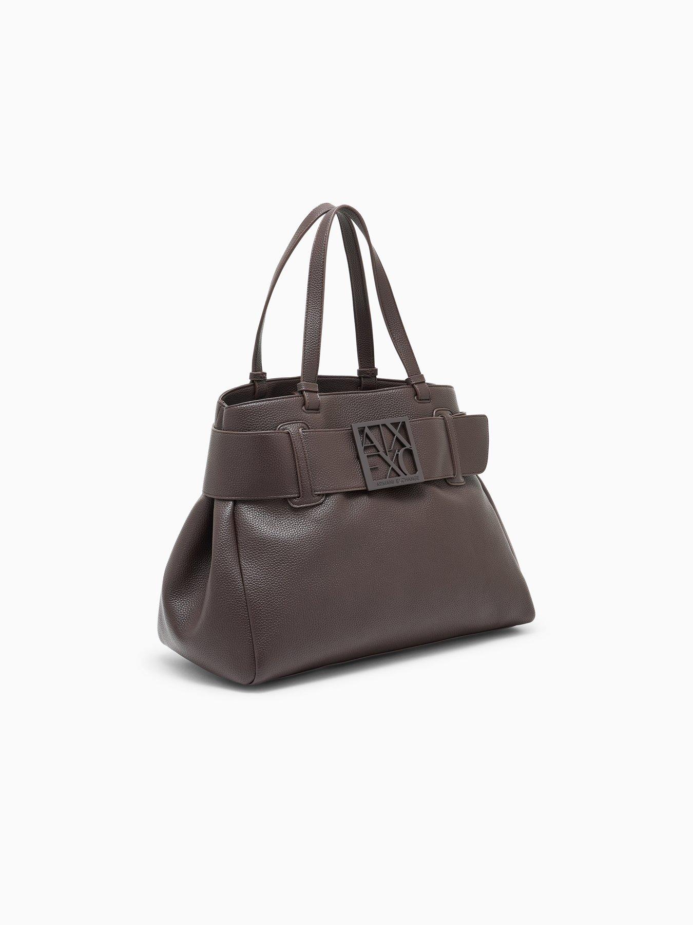 armani-exchange-susy-soft-shopping-m-bag-brownoutfit