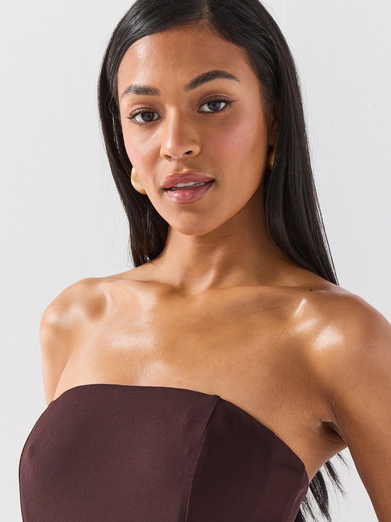 Image 6 of 6 of Forever New Kia Drape Mesh Maxi Dress