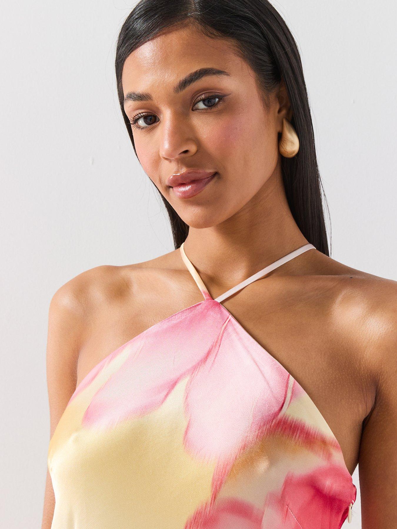 Image 4 of 6 of Forever New Nova Arrow Neck Maxi Dress