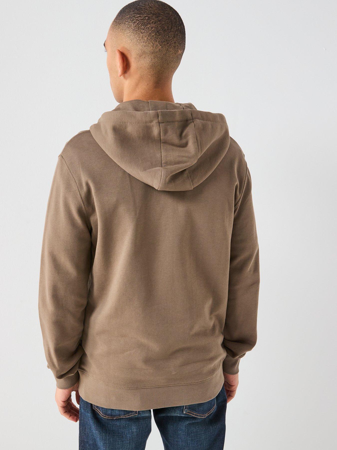 lyle-scott-zip-through-hoodie-khaki-greenstillFront