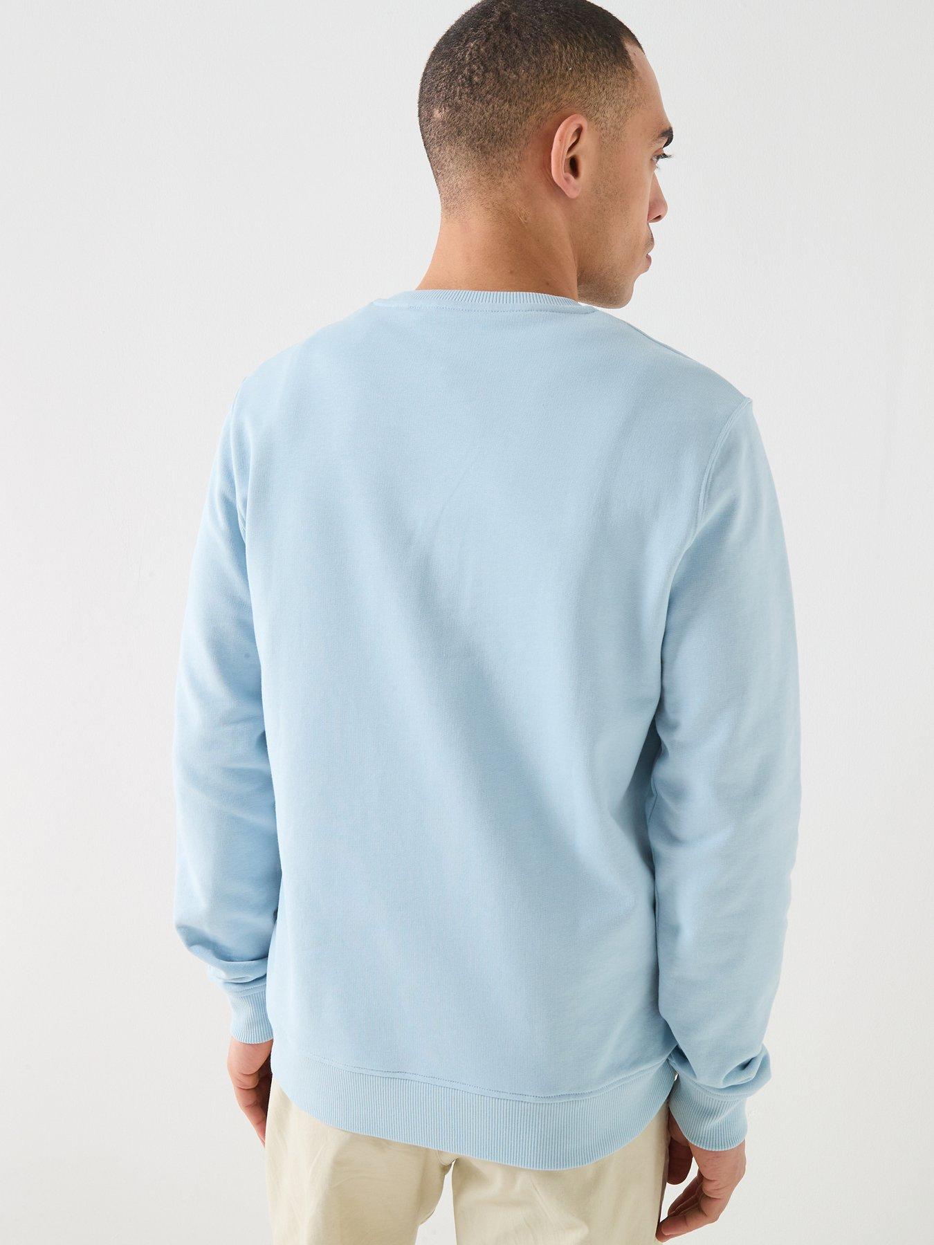 lyle-scott-crew-neck-sweatshirt-light-bluestillFront