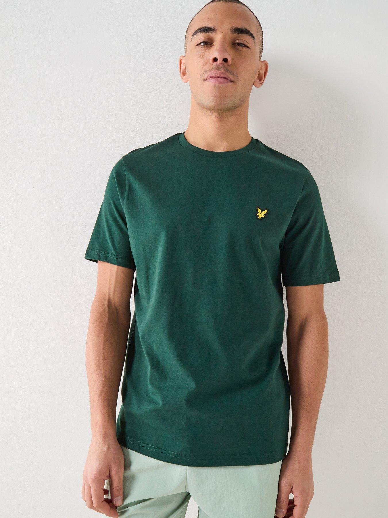 lyle-scott-essentials-plain-t-shirt-green