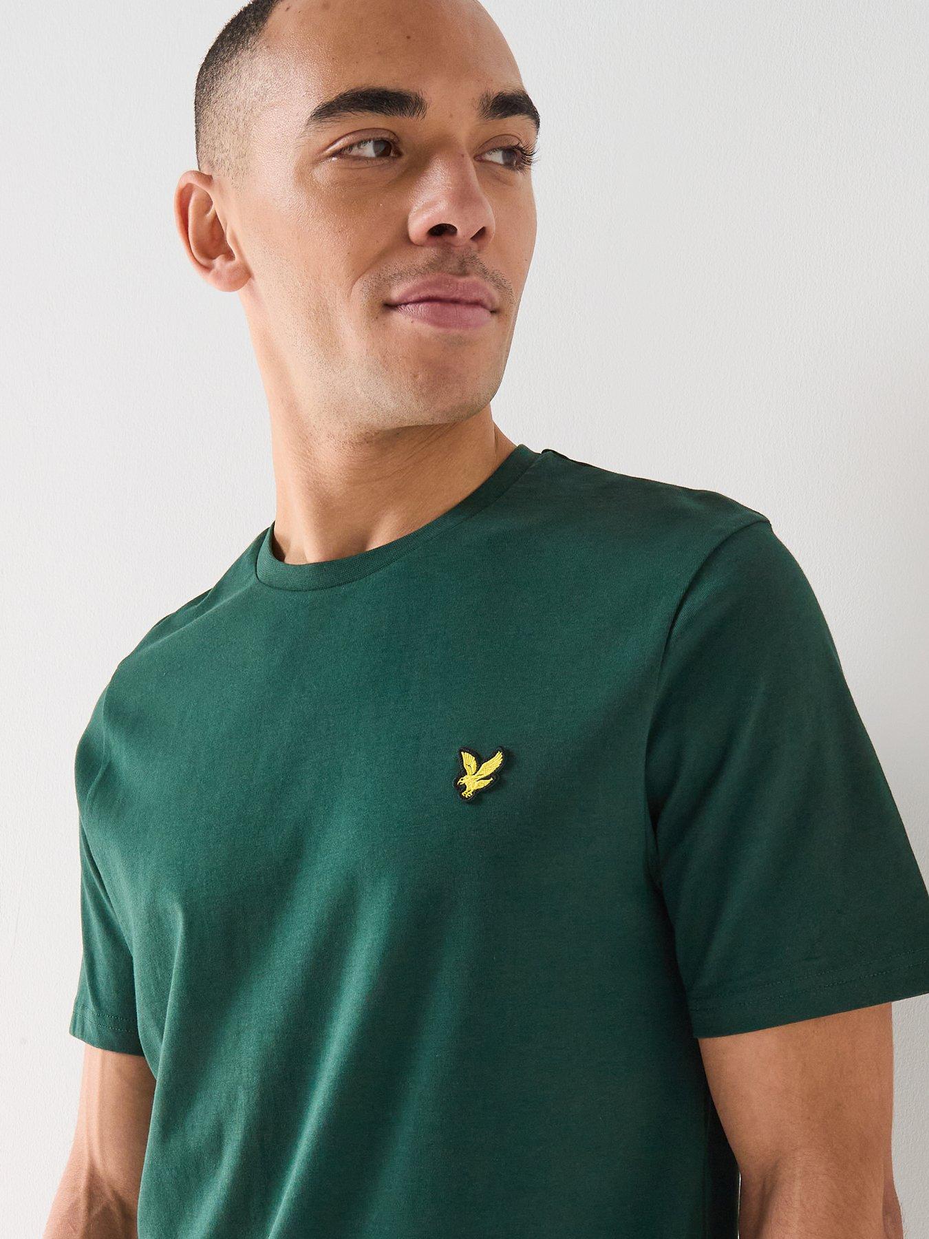 Image 4 of 4 of Lyle & Scott Essentials Plain T-Shirt - Green