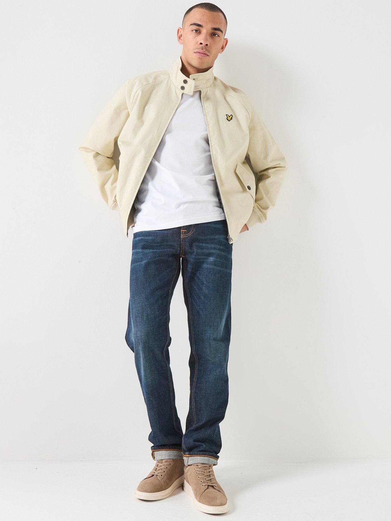lyle-scott-lyle-amp-scott-cotton-harrington-jacket--beigeback