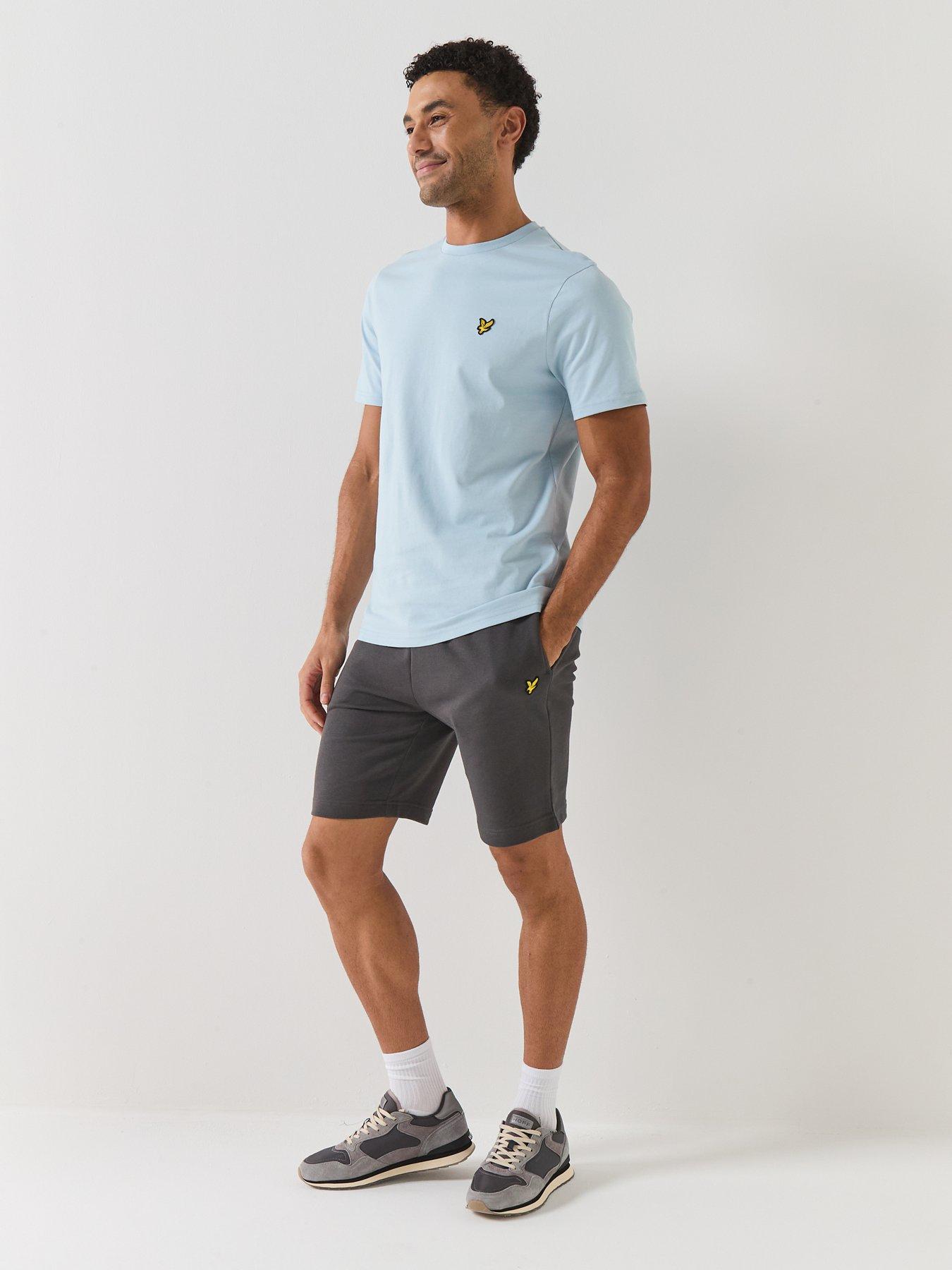 lyle-scott-plain-sweat-shorts-greyback