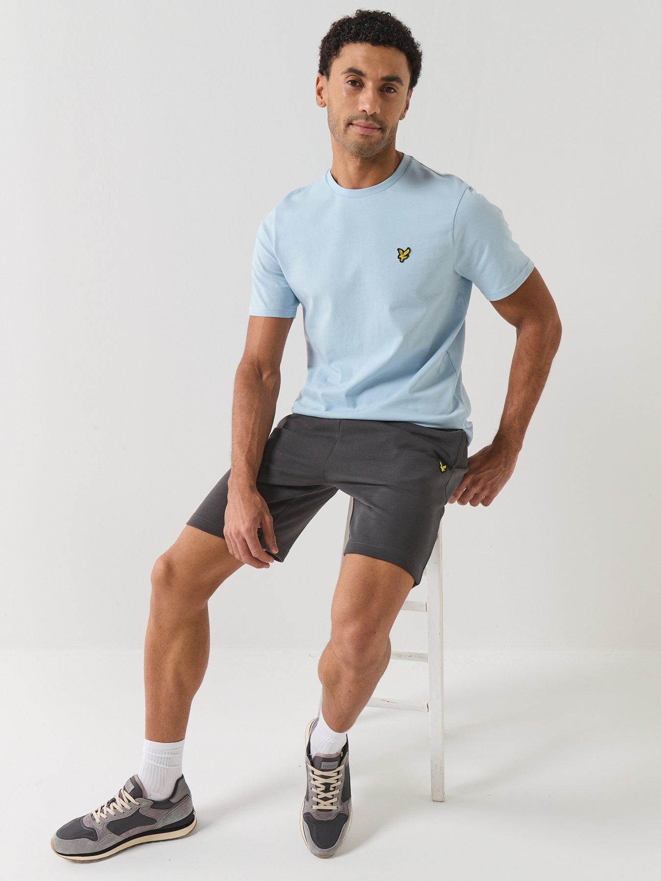 lyle-scott-plain-sweat-shorts-greydetail