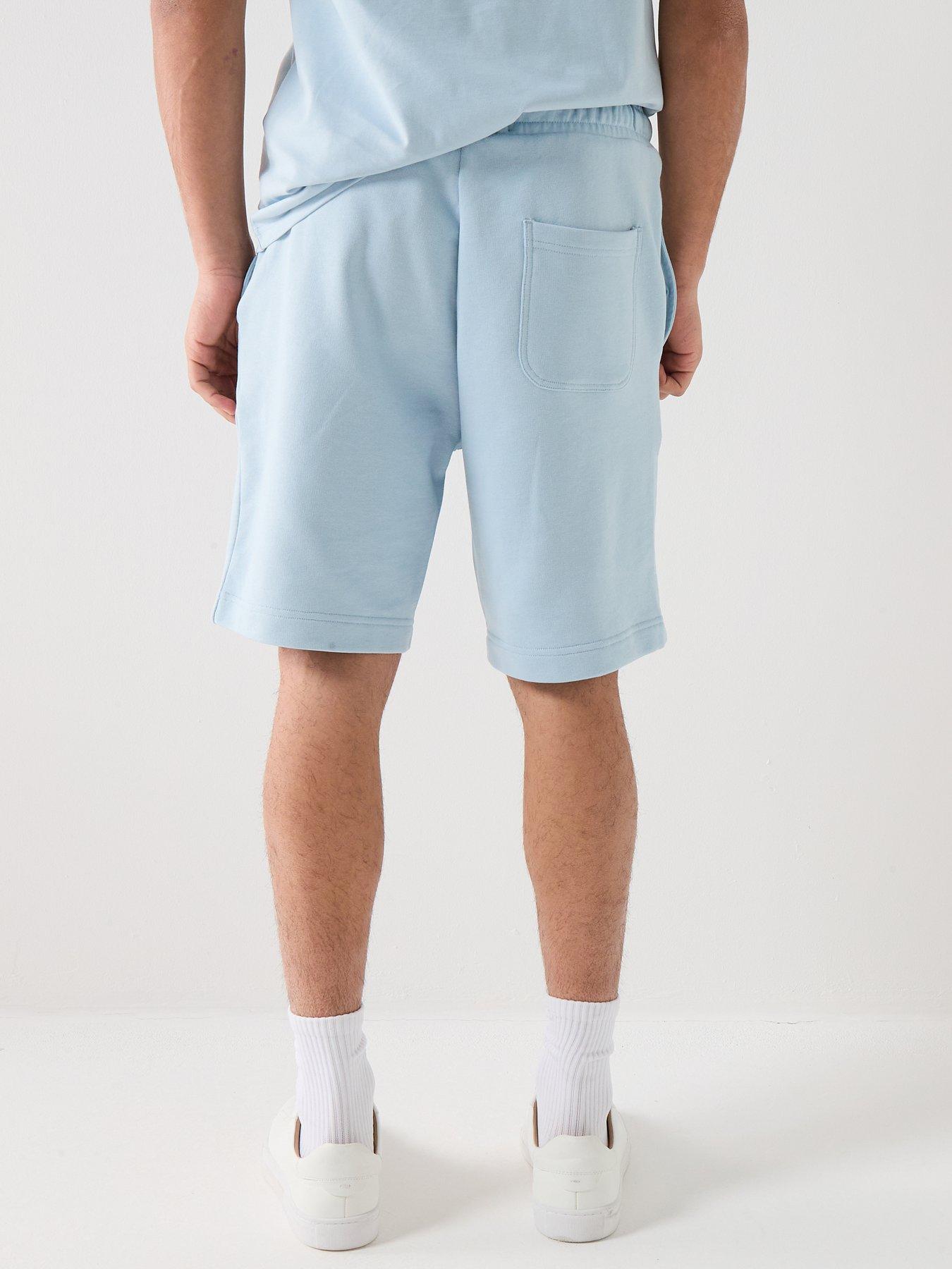 lyle-scott-plain-sweat-shorts-light-bluestillFront