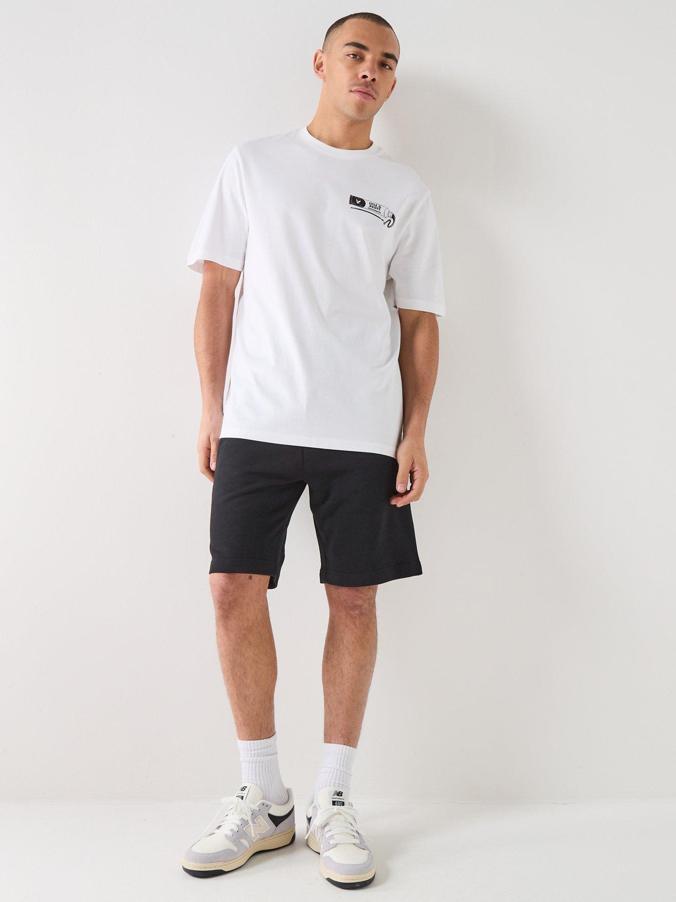 lyle-scott-plain-sweat-shorts-blackback