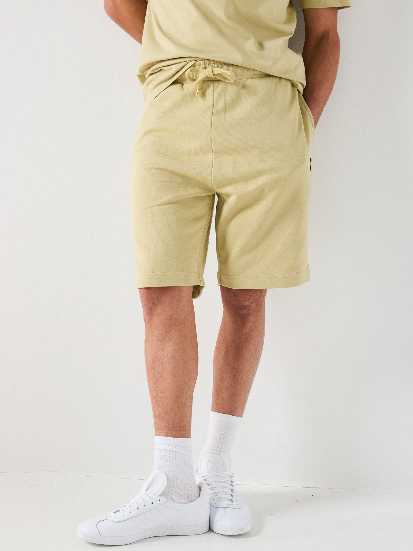 Image 1 of 5 of Lyle & Scott Lyle &amp; Scott Plain Sweat Shorts - Green