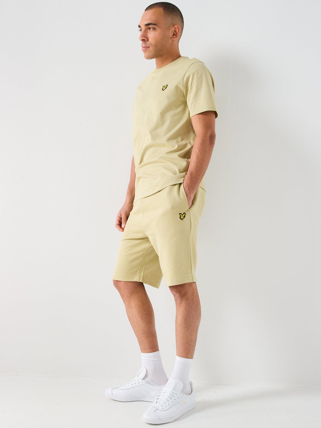 lyle-scott-plain-sweat-shorts-greenback