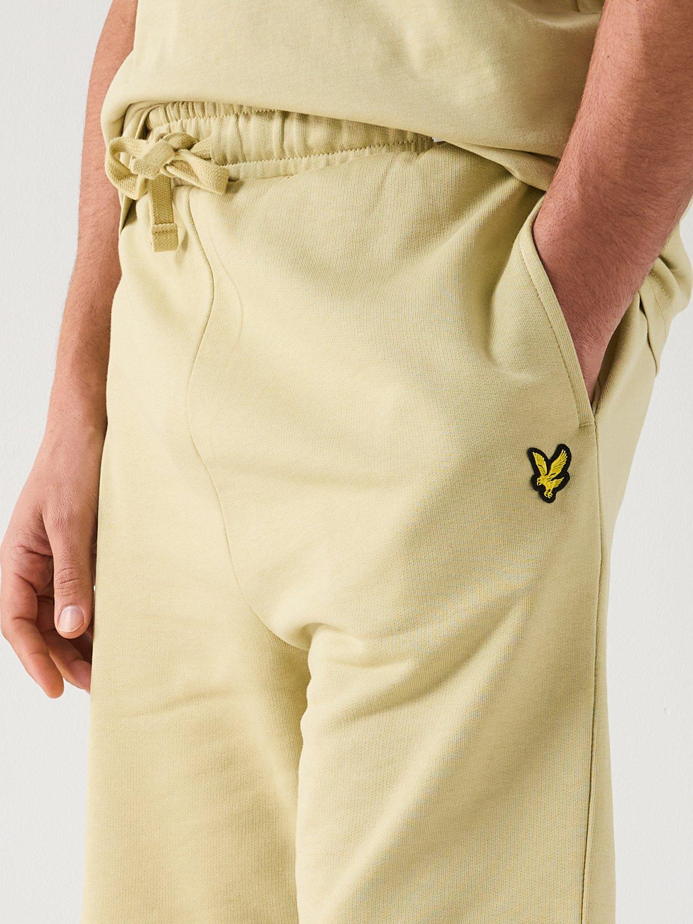lyle-scott-plain-sweat-shorts-greenoutfit