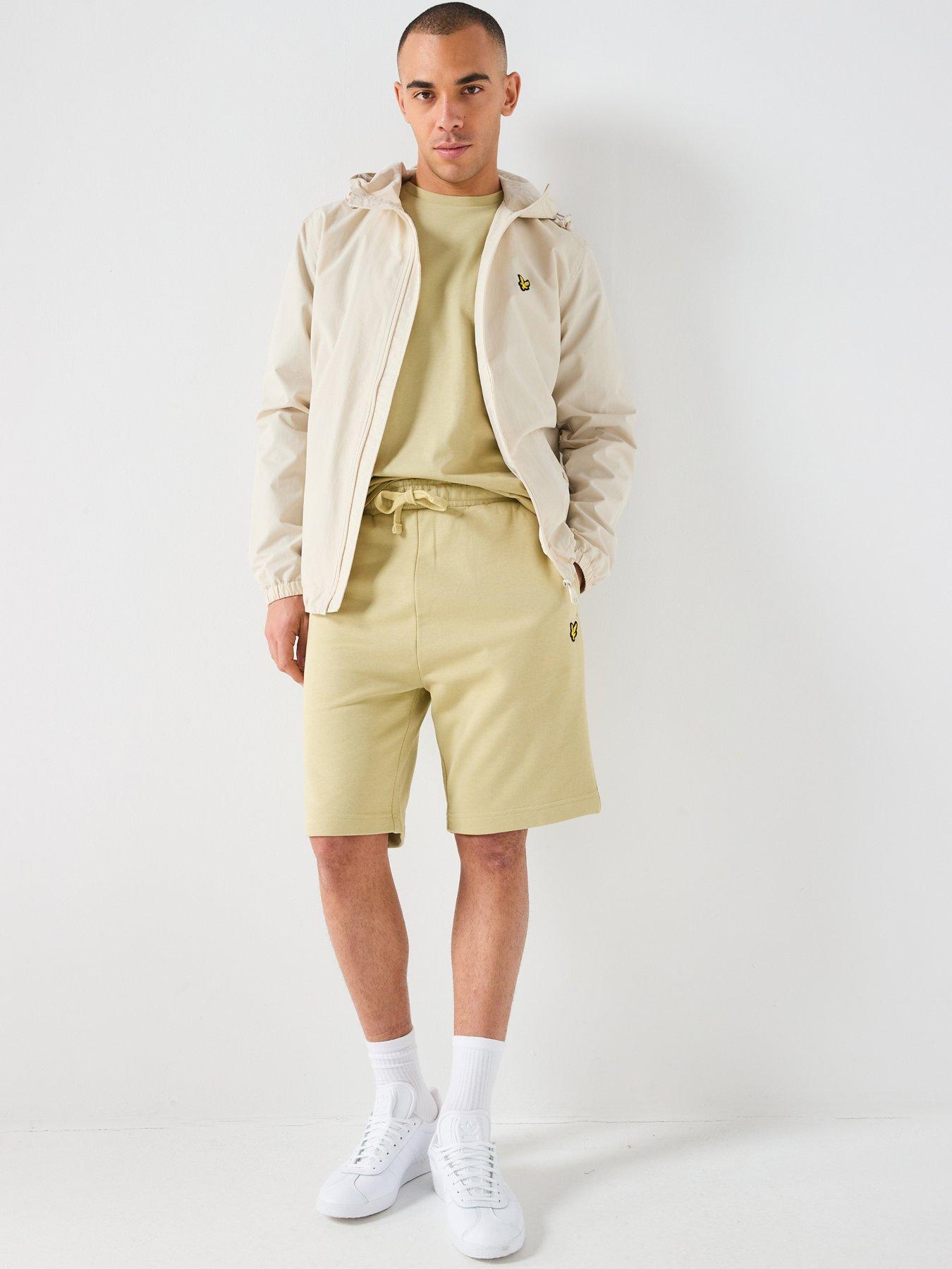 Image 5 of 5 of Lyle & Scott Lyle &amp; Scott Plain Sweat Shorts - Green