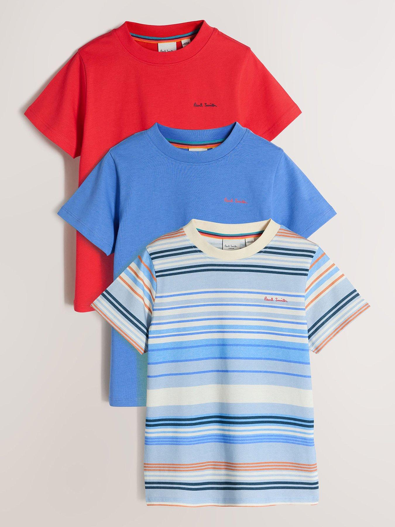 paul-smith-junior-boys-3-pack-stripe-t-shirts-multifront