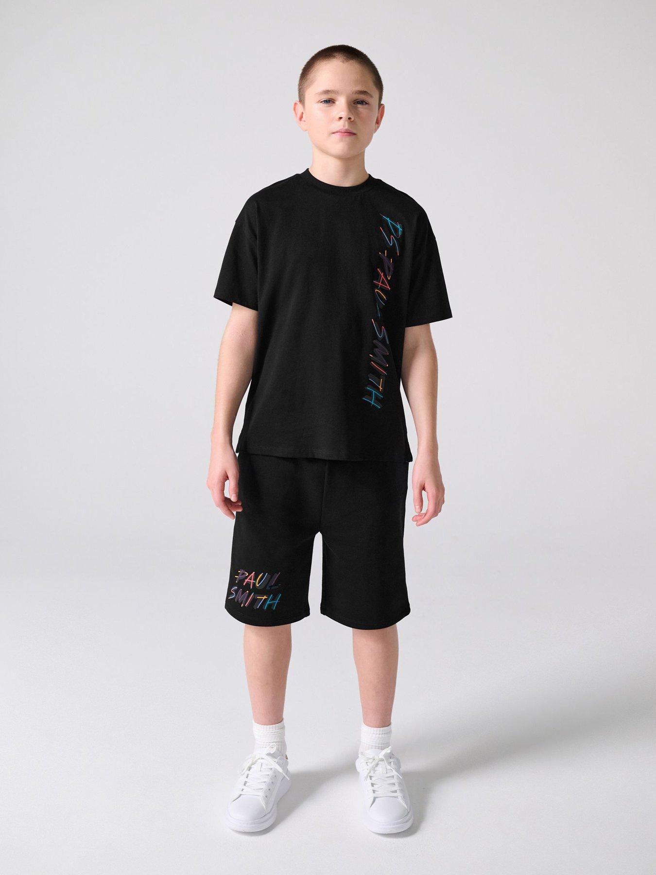 paul-smith-junior-older-boys-graphic-t-shirt-amp-shorts-set-black