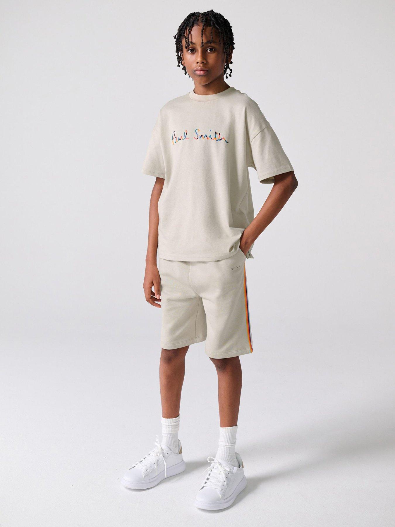 paul-smith-junior-older-boys-logo-t-shirt-and-shorts-set-cream
