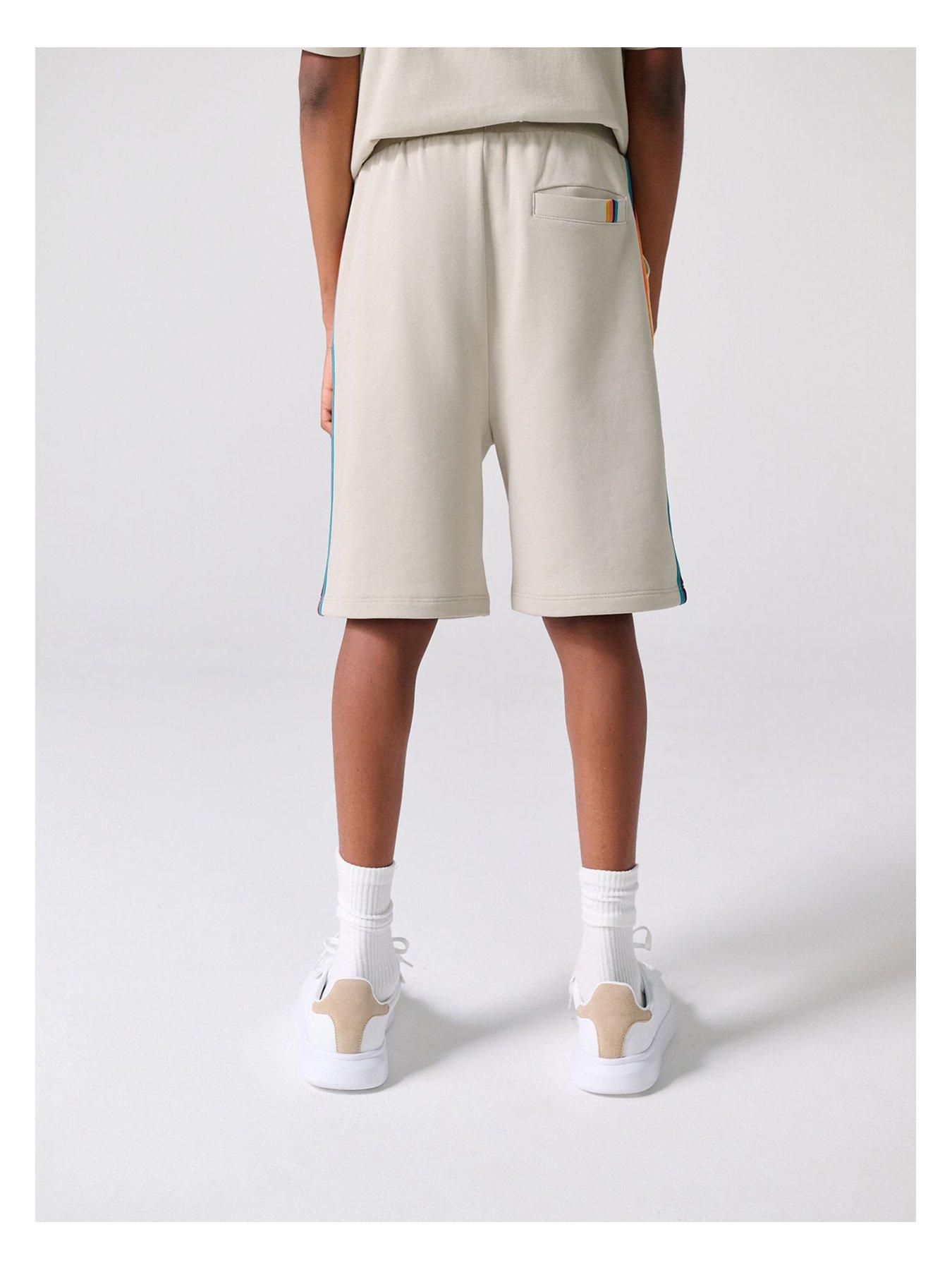 Image 3 of 7 of Paul Smith Junior Older Boys Logo T-Shirt And Shorts Set - Neutral