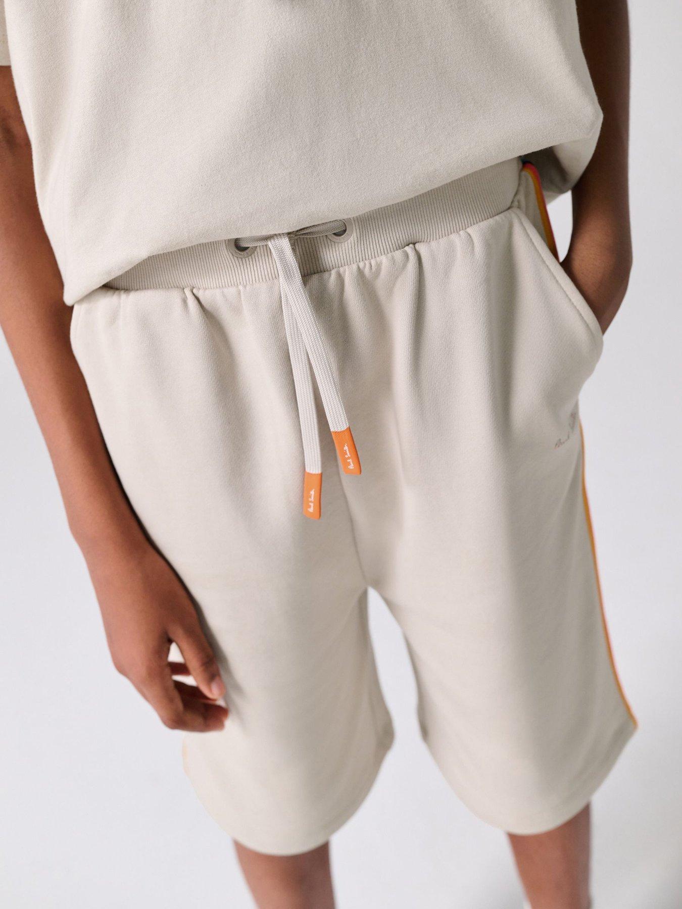 Image 4 of 7 of Paul Smith Junior Older Boys Logo T-Shirt And Shorts Set - Neutral