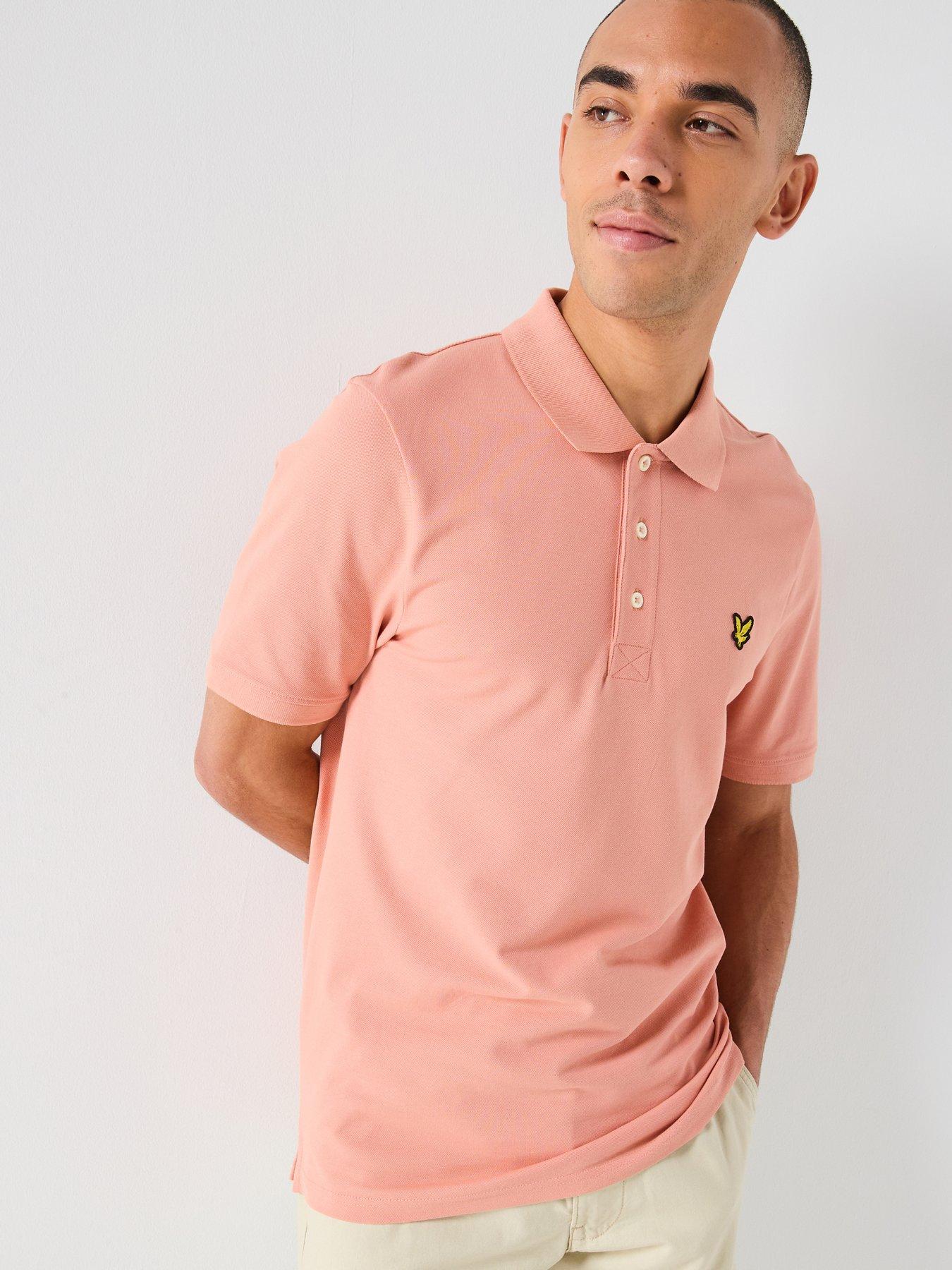Lyle & Scott Essentials Plain Polo Shirt - Orange