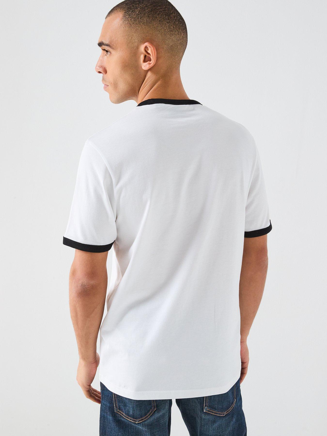 Image 2 of 4 of Lyle & Scott Lyle &amp; Scott Ringer T-shirt -white