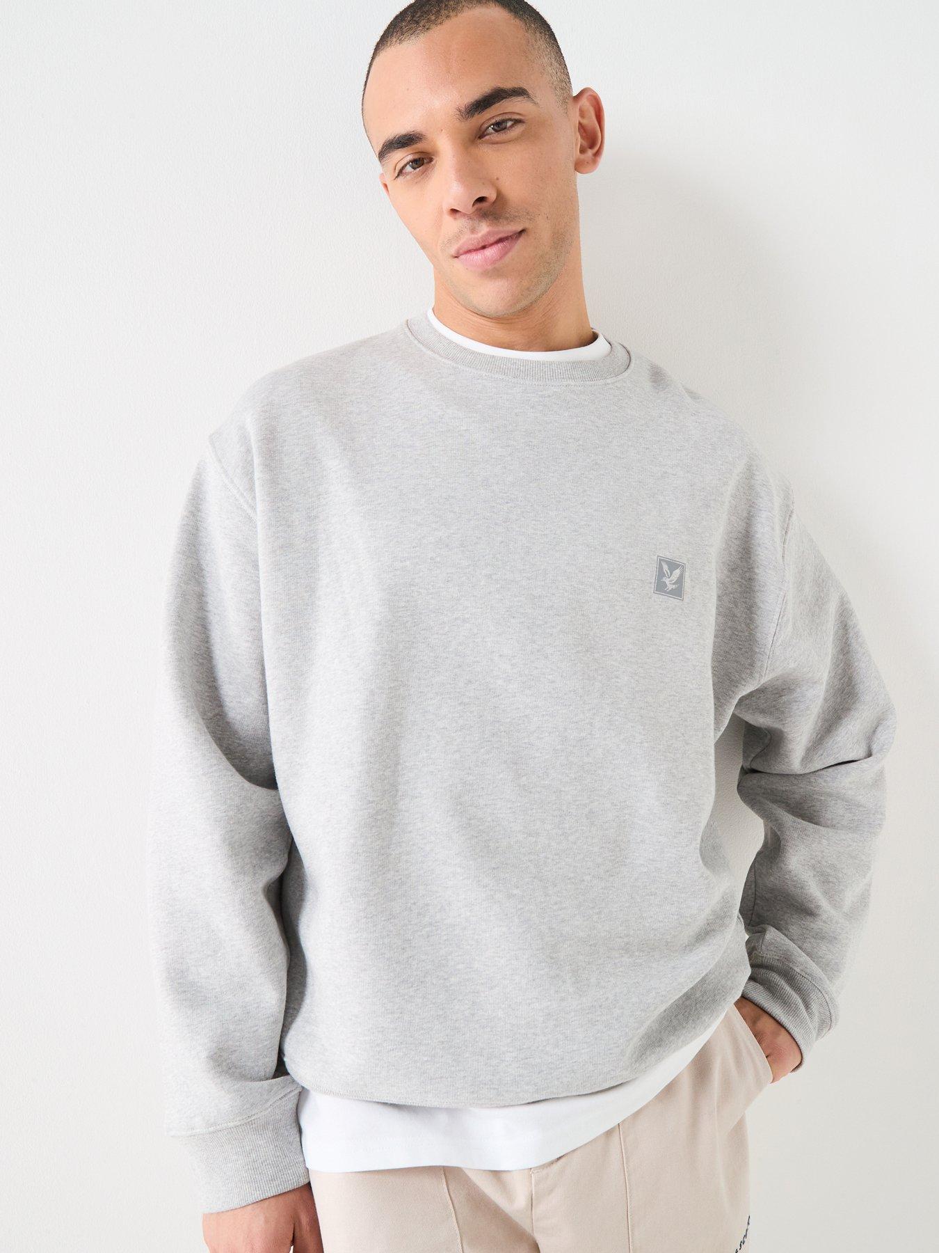 Lyle & Scott Loungewear Crew Neck Sweat And Short Set - Grey