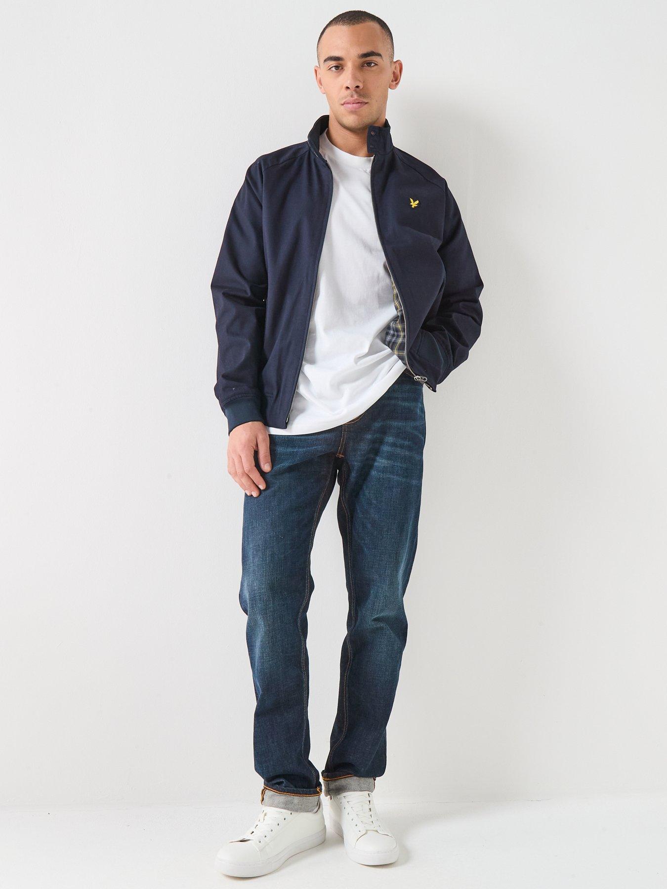 lyle-scott-lyle-amp-scott-cotton-harrington-jacket--navyback