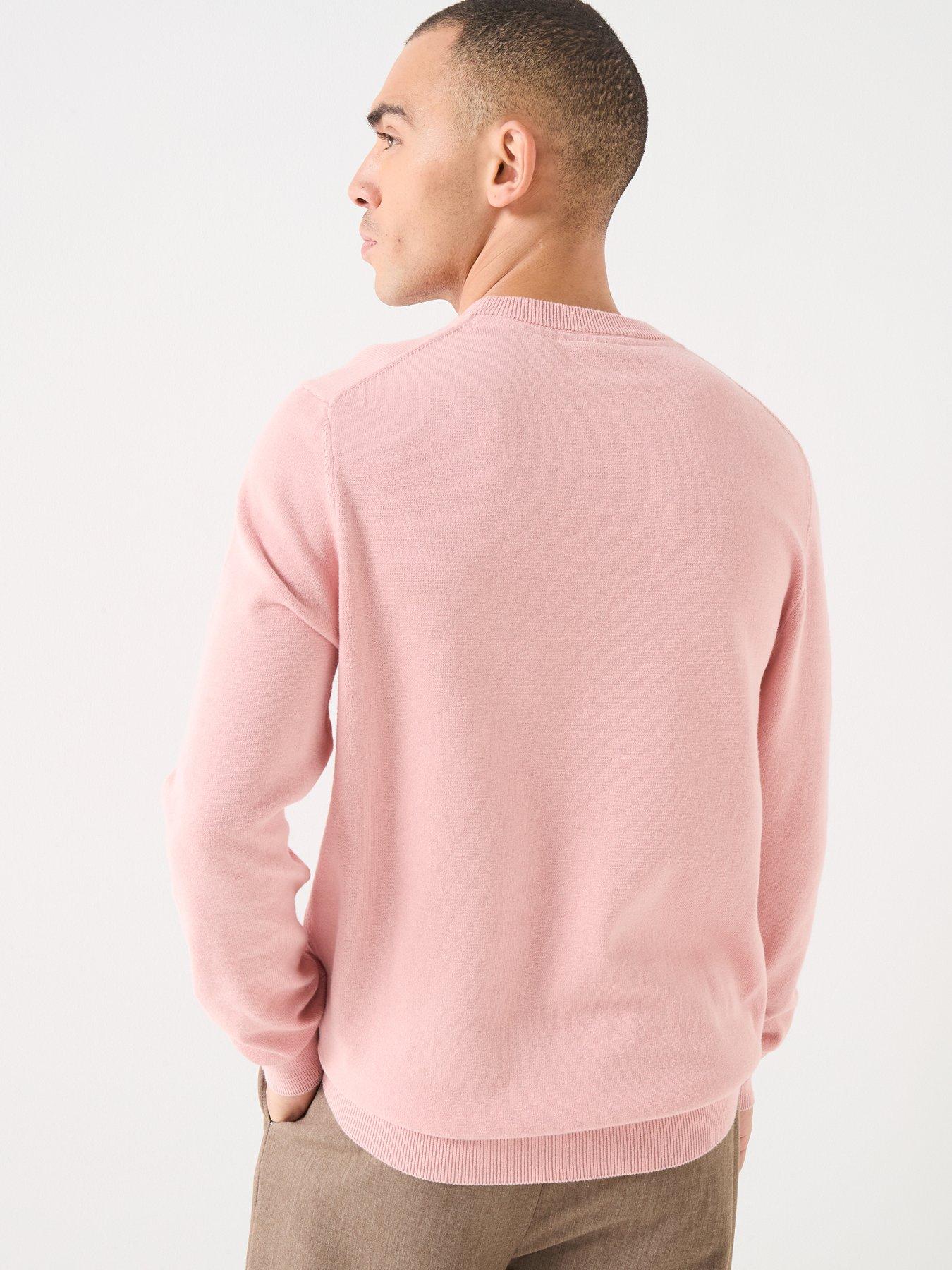 lyle-scott-cotton-crew-knitted-jumper-pinkstillFront