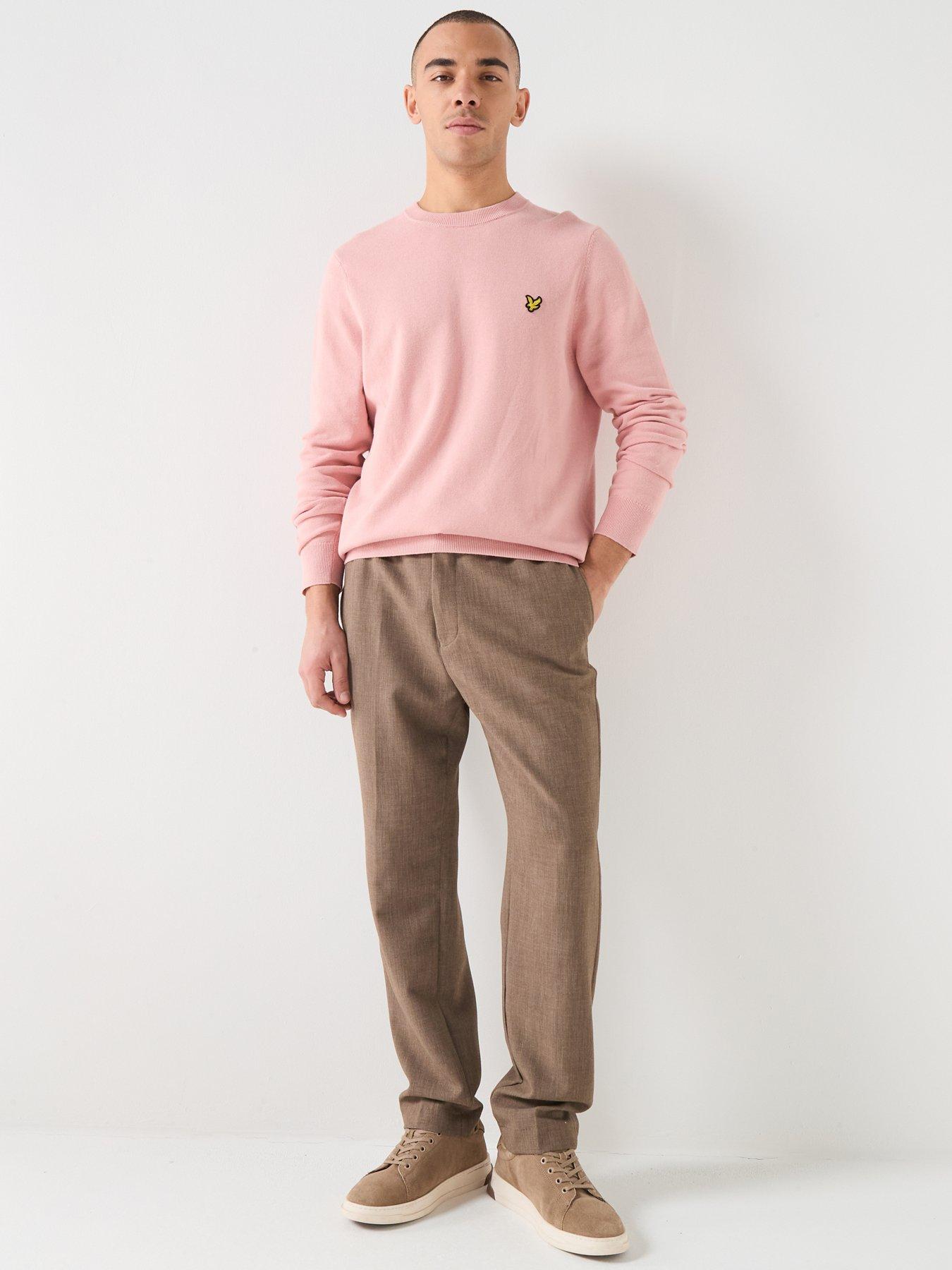 lyle-scott-cotton-crew-knitted-jumper-pinkdetail