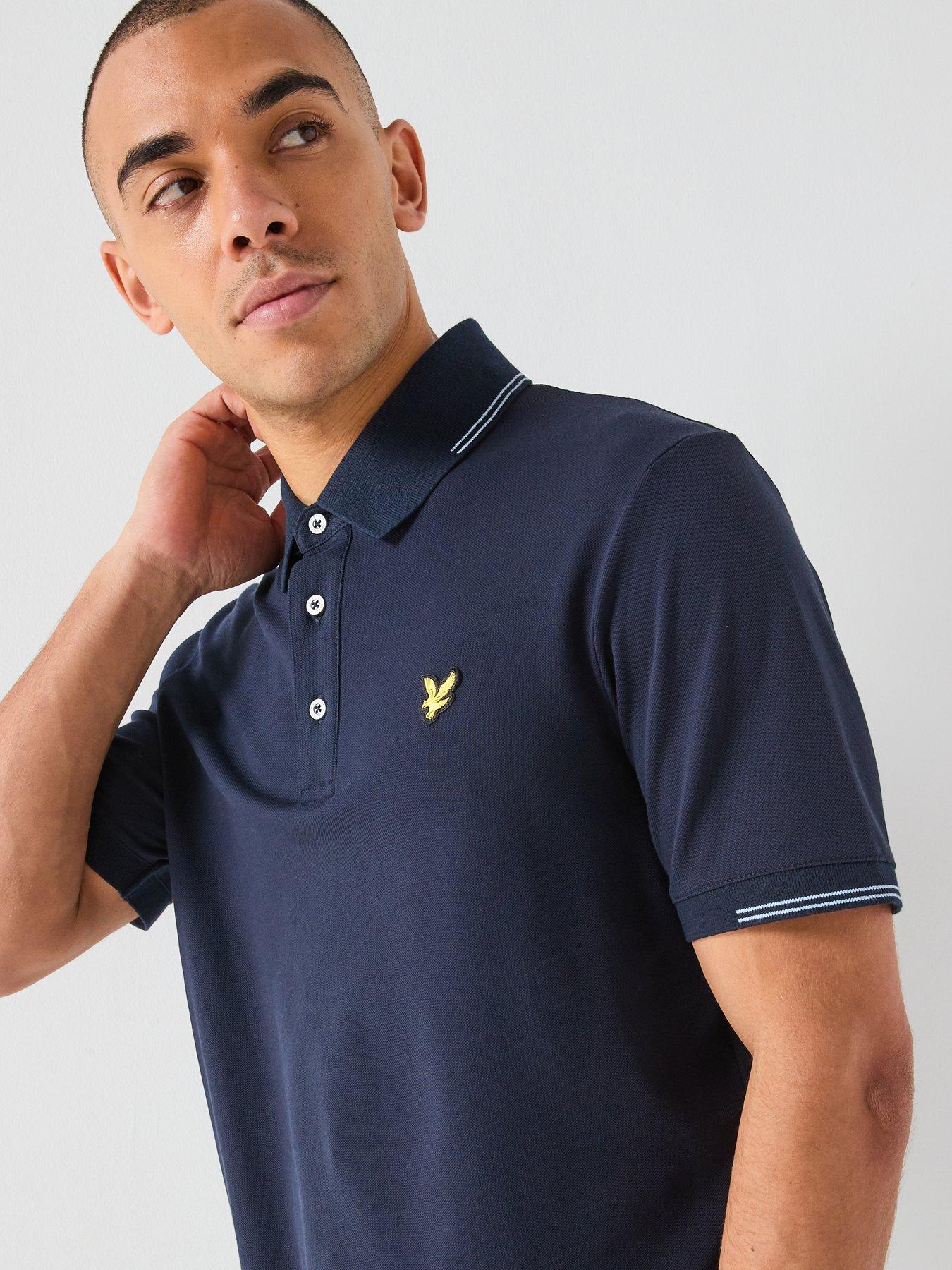lyle-scott-fine-tipped-polo-shirt-navyoutfit
