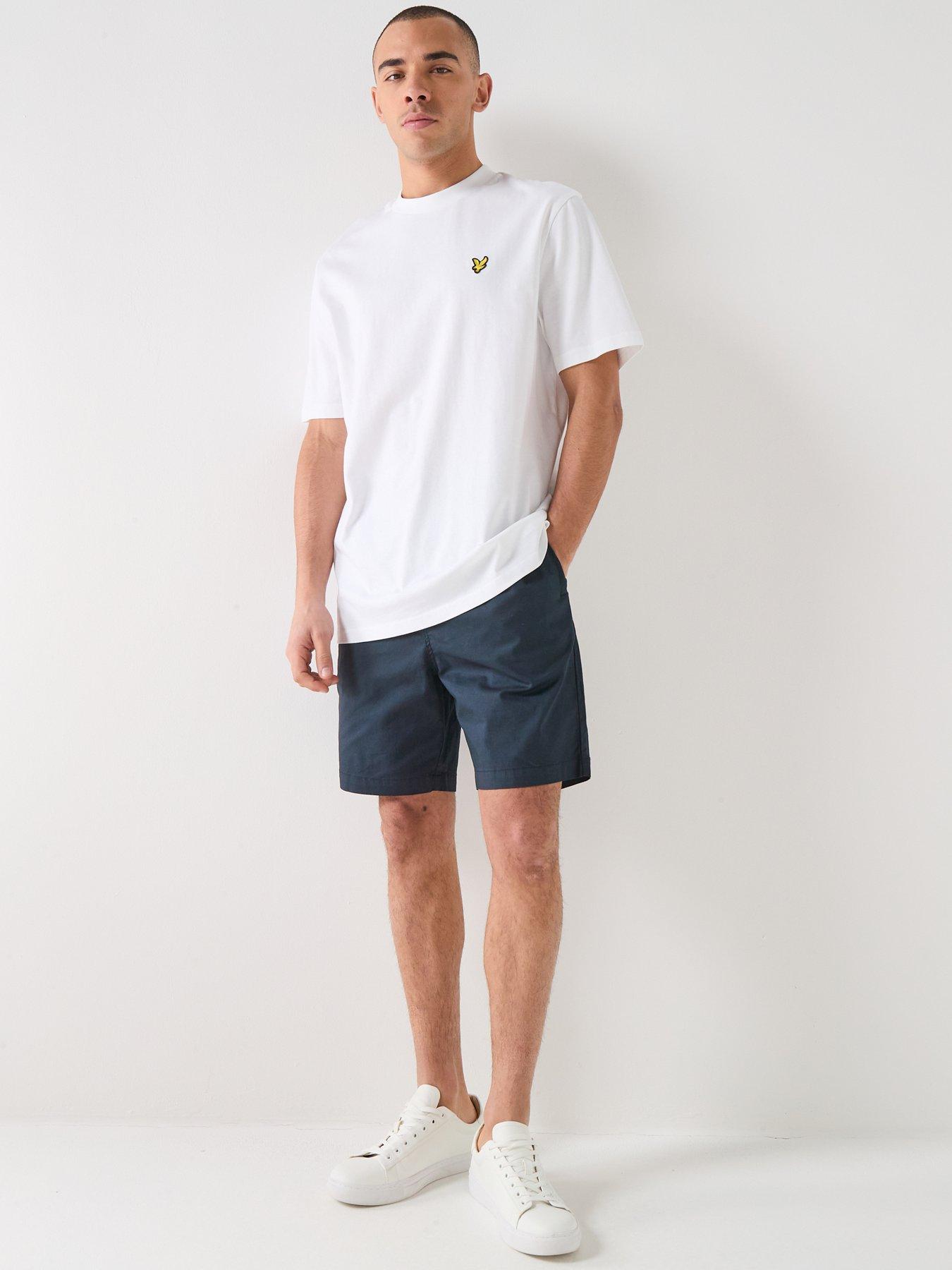 Image 5 of 6 of Lyle & Scott Oversized Cotton Crew Neck T-Shirt - White
