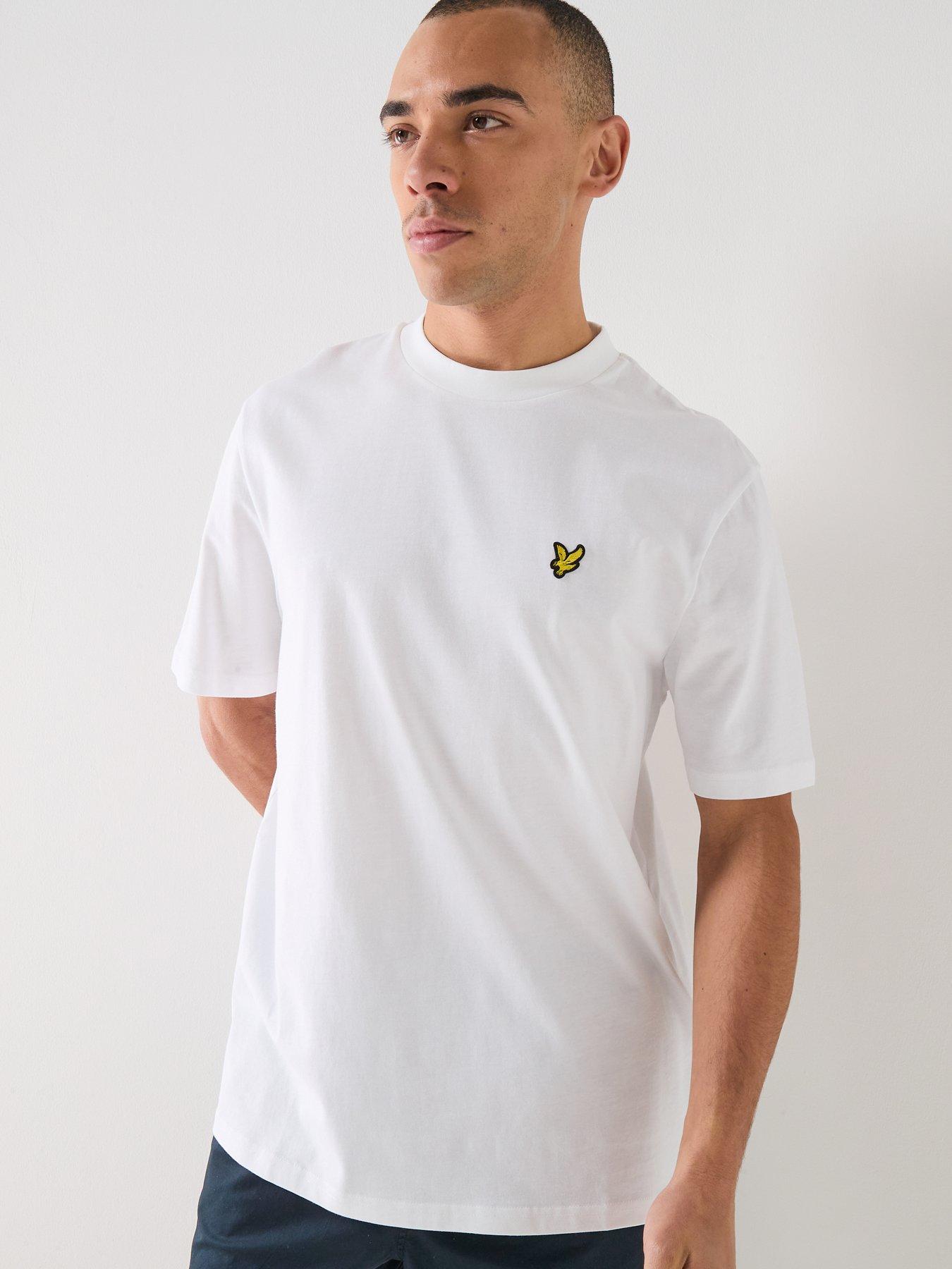 Image 6 of 6 of Lyle & Scott Oversized Cotton Crew Neck T-Shirt - White